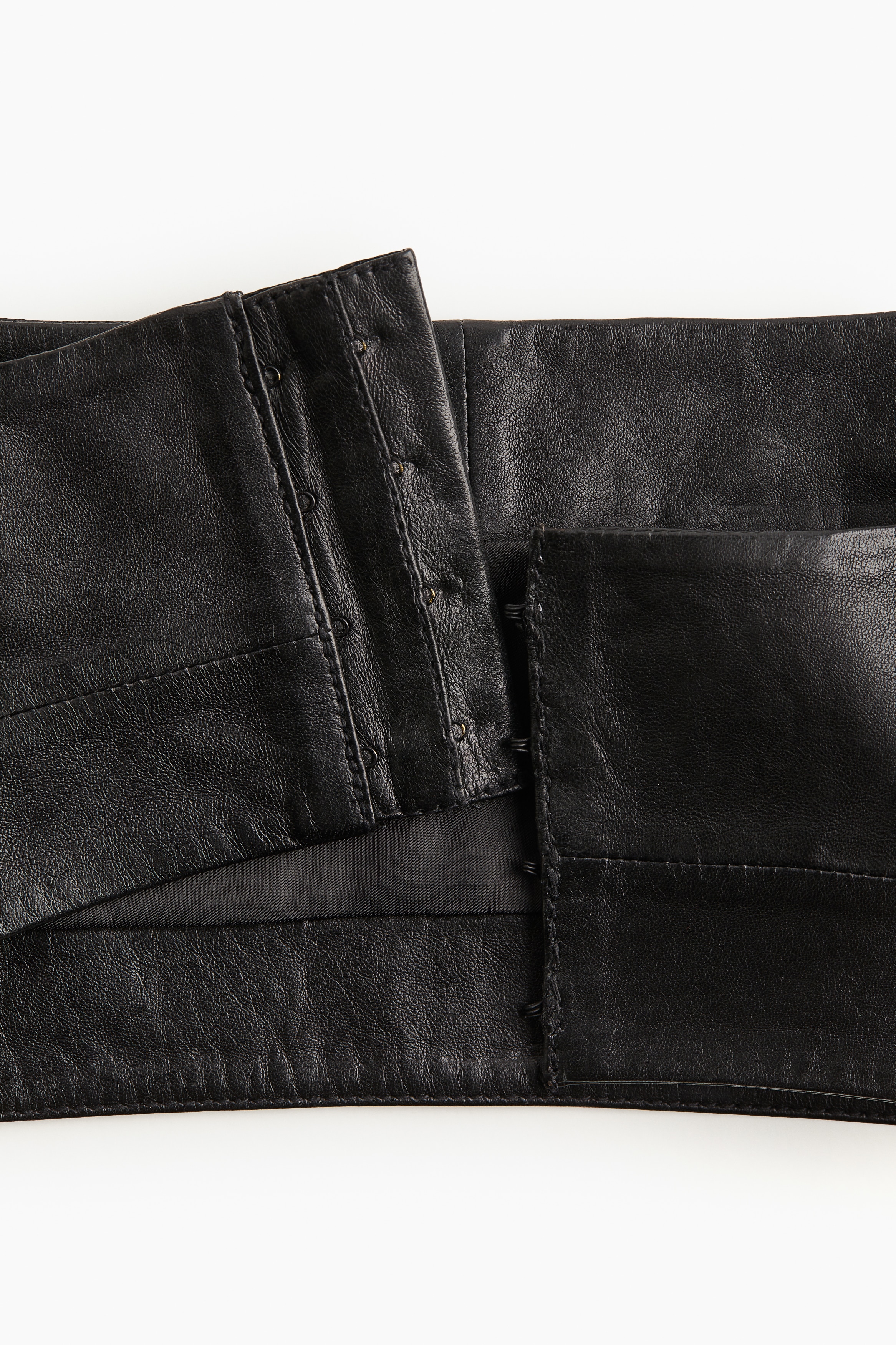 レザークロップドトップス - ブラック - レディース | H&M JP