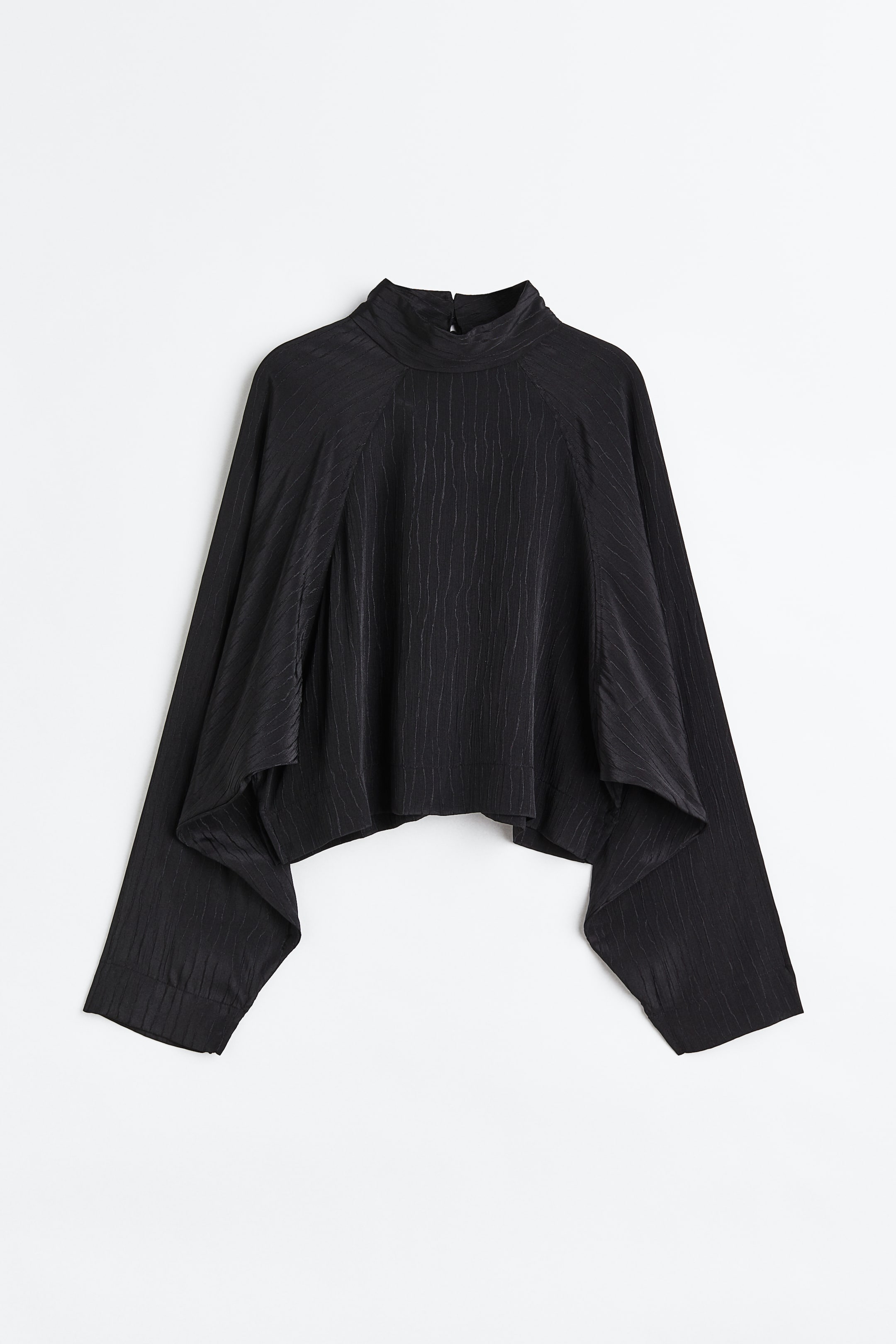 Batwing-sleeved Blouse