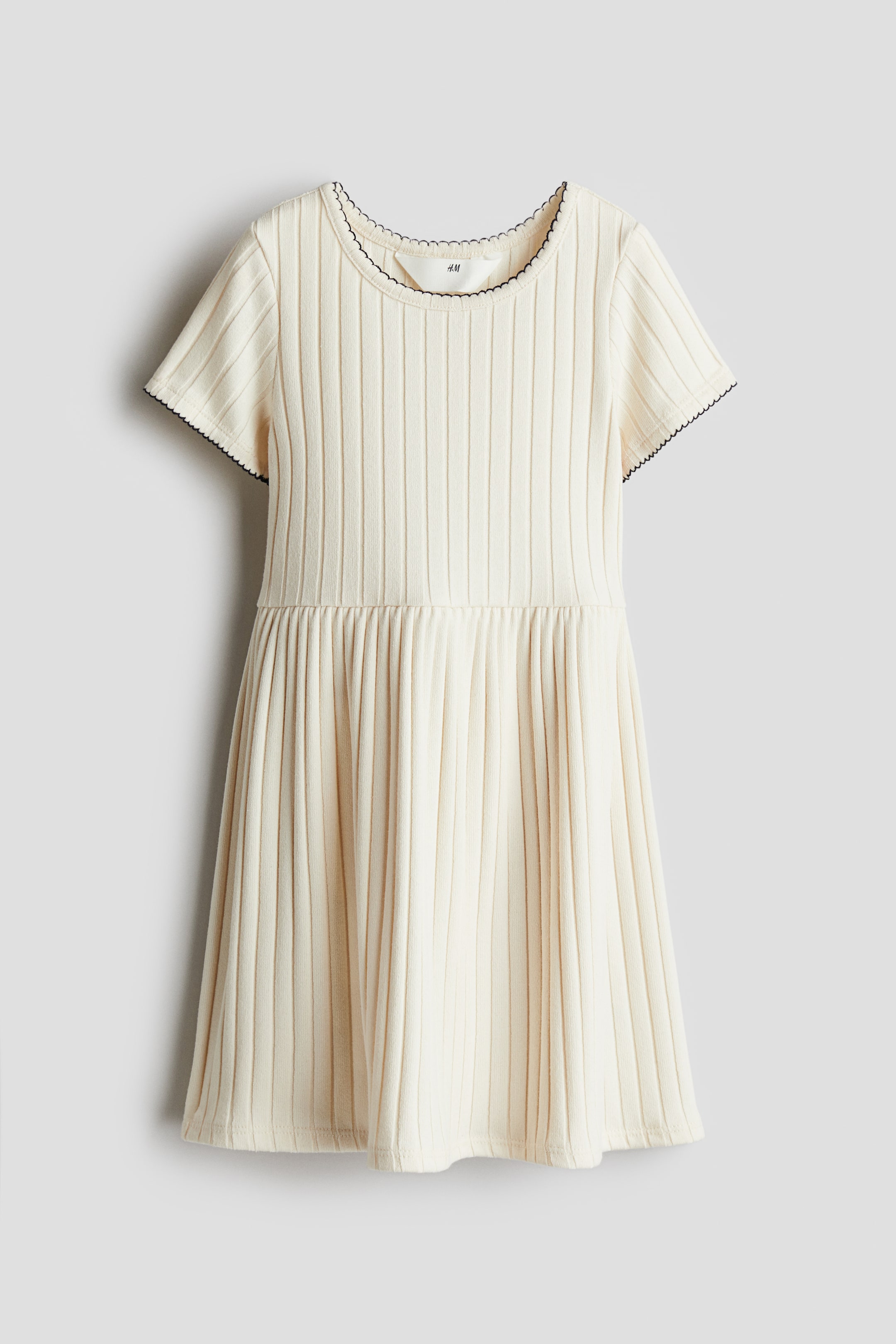 Rib-knit dress