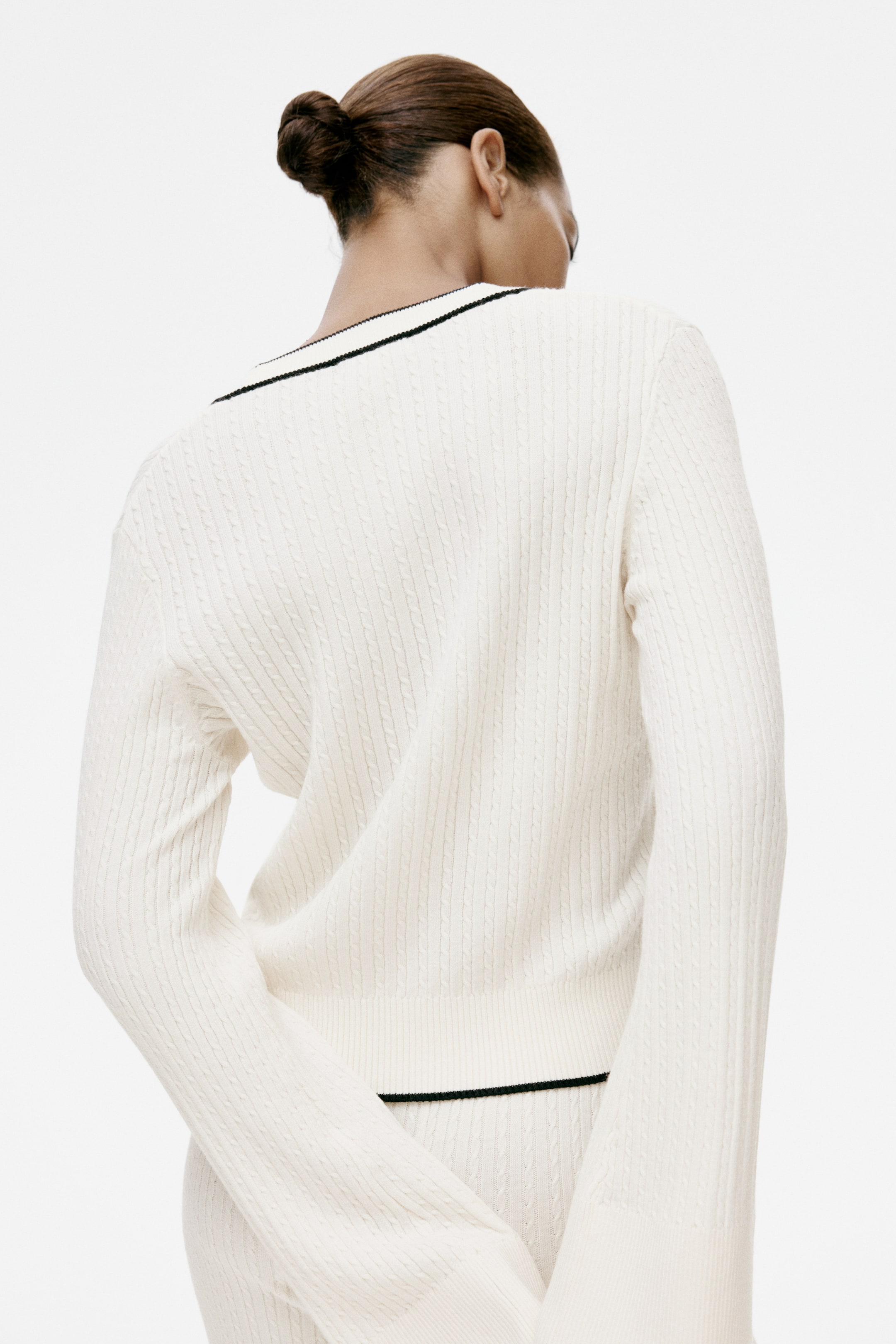 Женские кардиганы H&M Cable-Knit Cardigan — фото 5