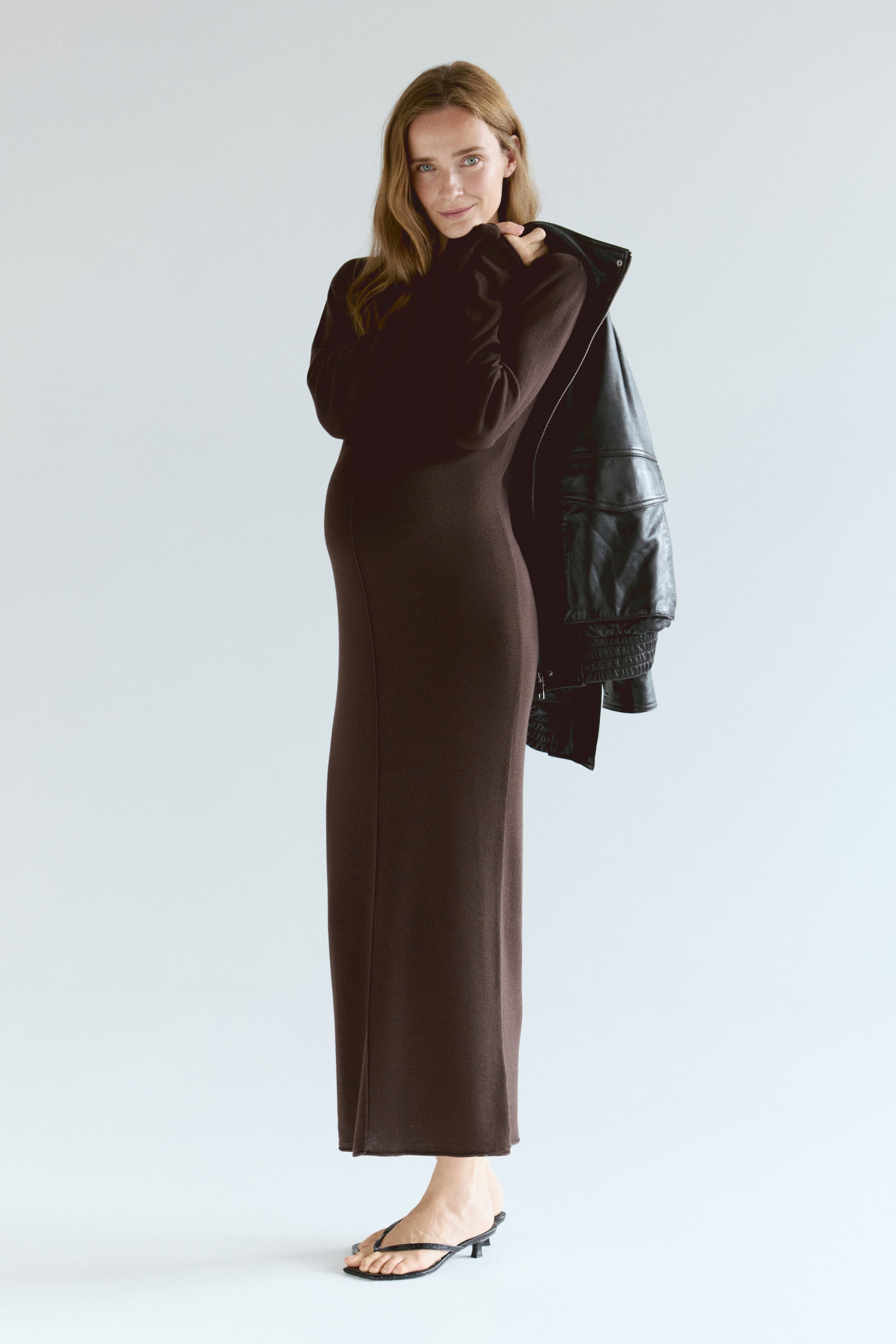 MAMA Robe en tricot fin