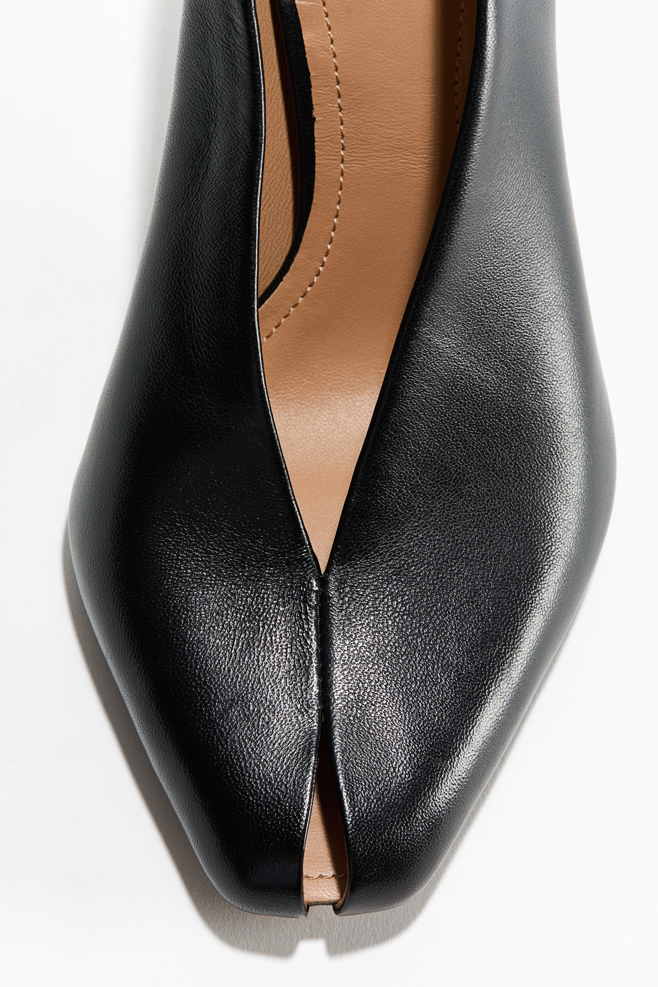 Cutout Leather Pumps