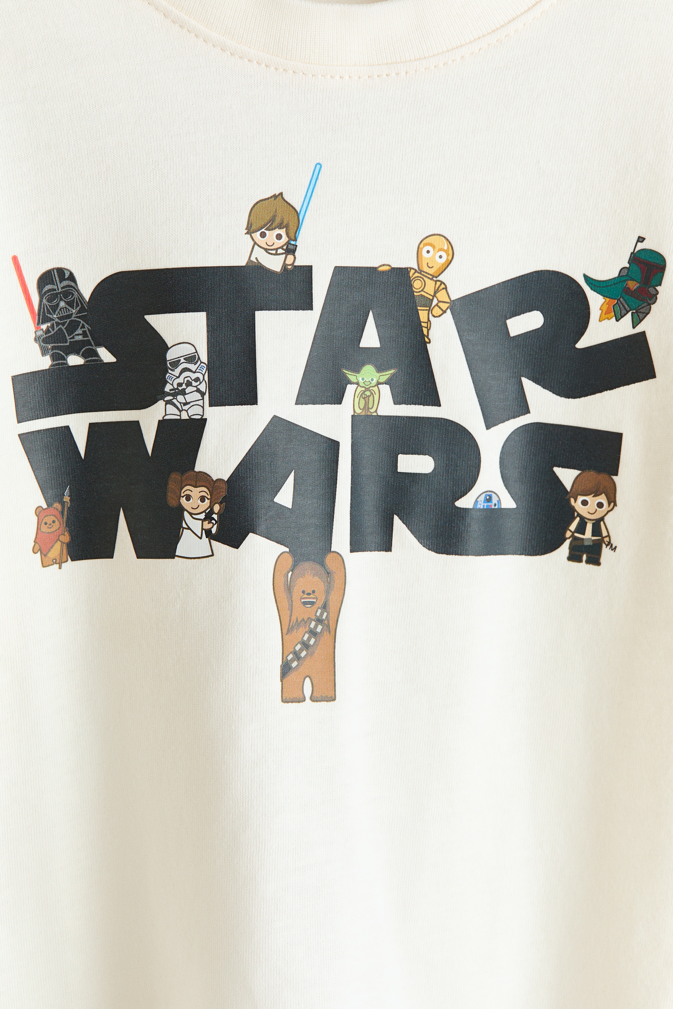 White/Star Wars Printed Cotton T-Shirt for kids | H&M US