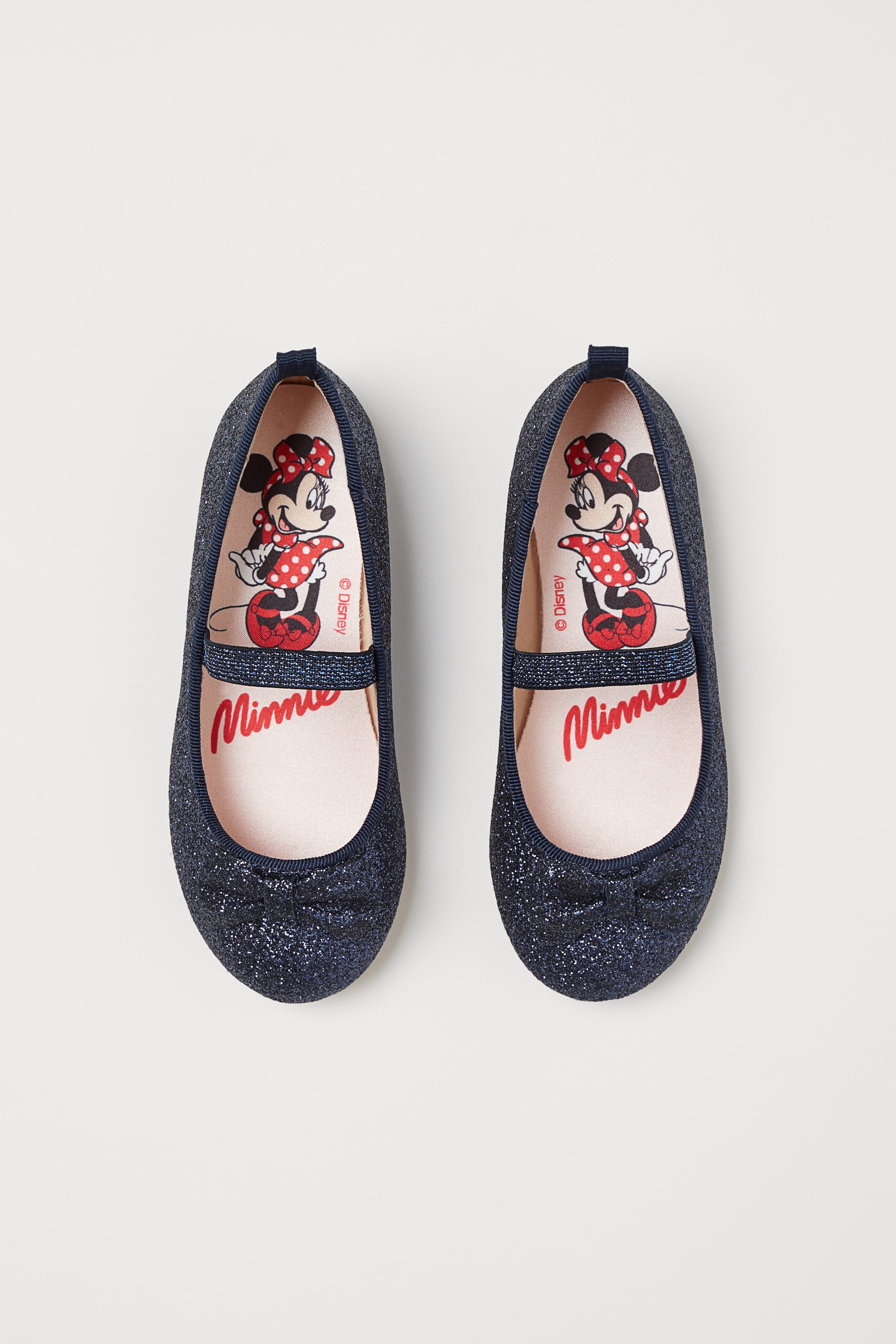 Προβολή μεγαλύτερης εικόνας: Μπαλαρίνες με μπαρέτα - Σκούρο μπλε/Μίνι Μάους - Kids | H&M GR 1