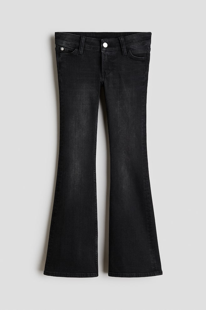 Tall Bootcut Low Jeans - Black/Dark denim blue - 1