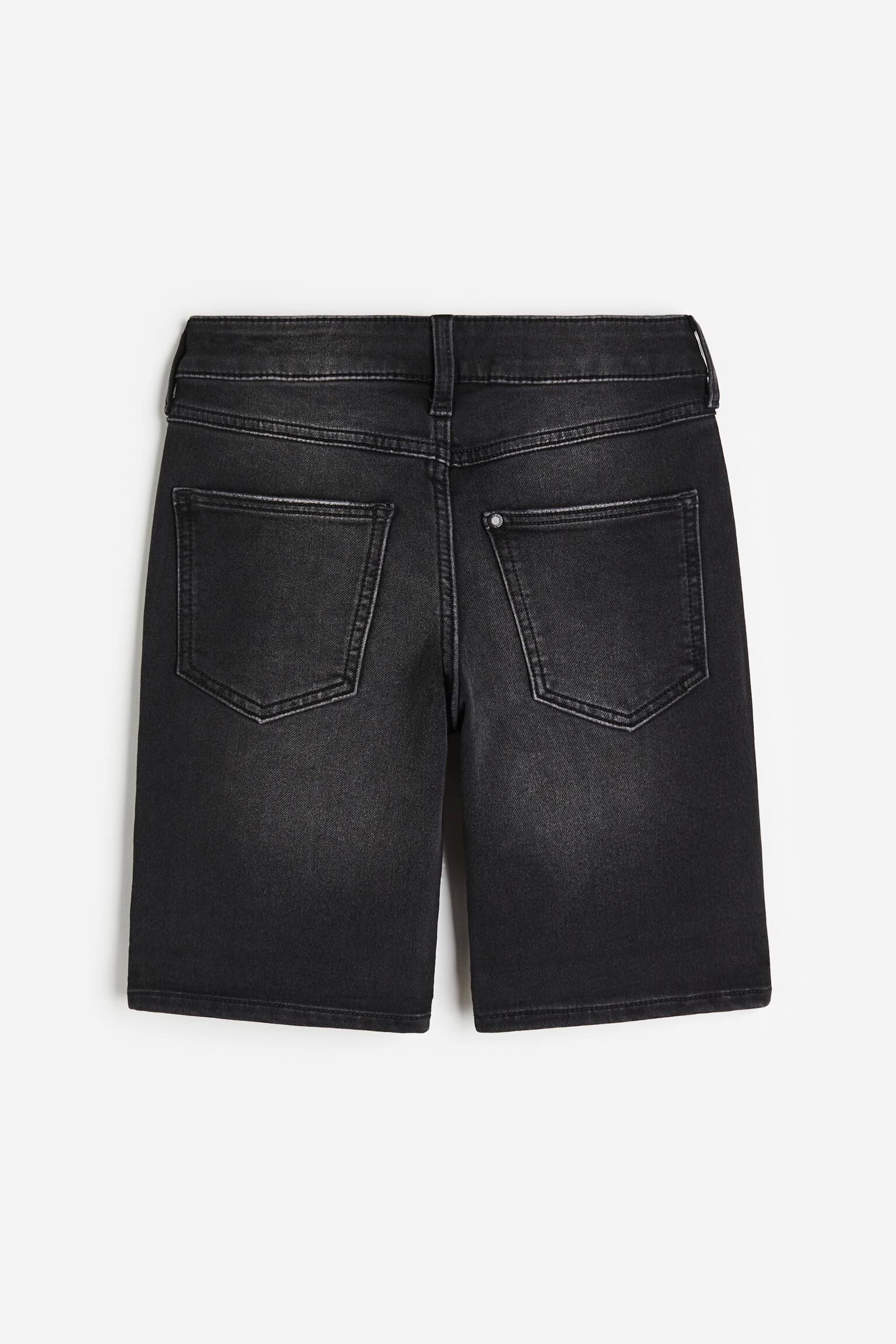 Super Soft Slim Fit Shorts - Dark grey/Dark denim blue - 2