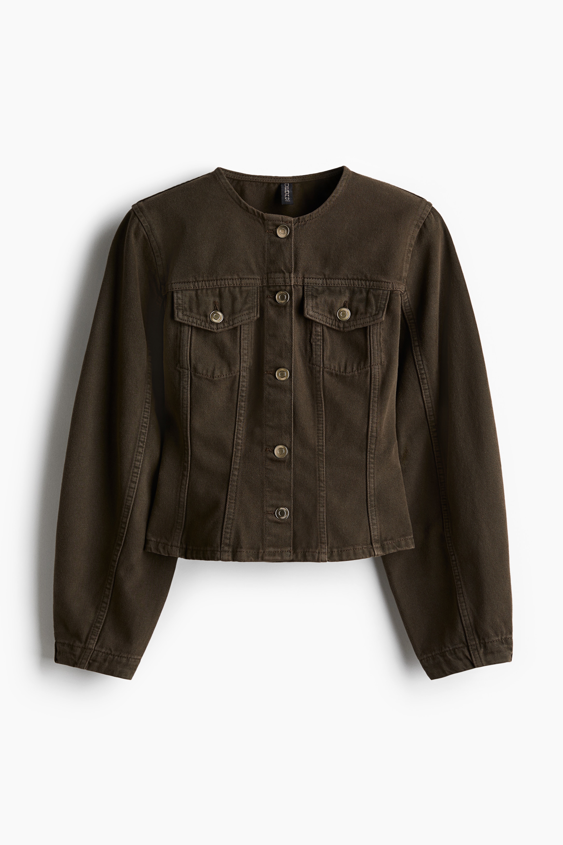 Denim Shirt - Dark brown - Ladies | H&M US
