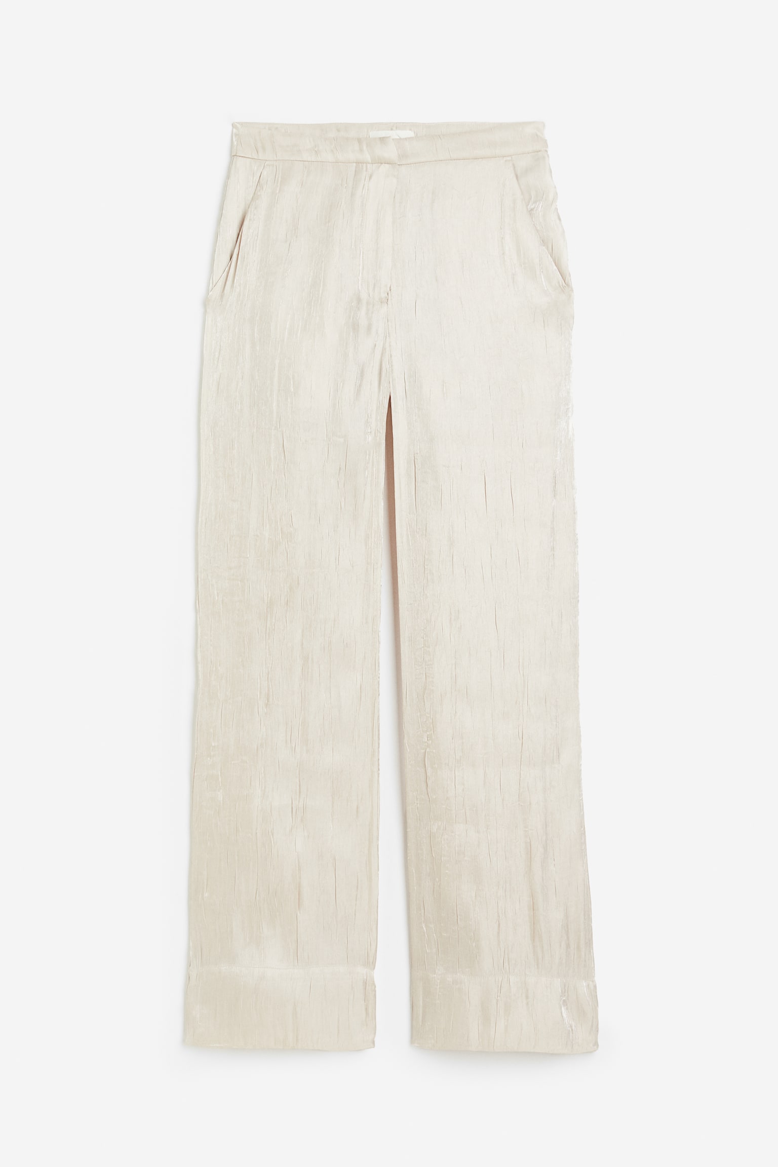 Sheer trousers - Light beige - 1