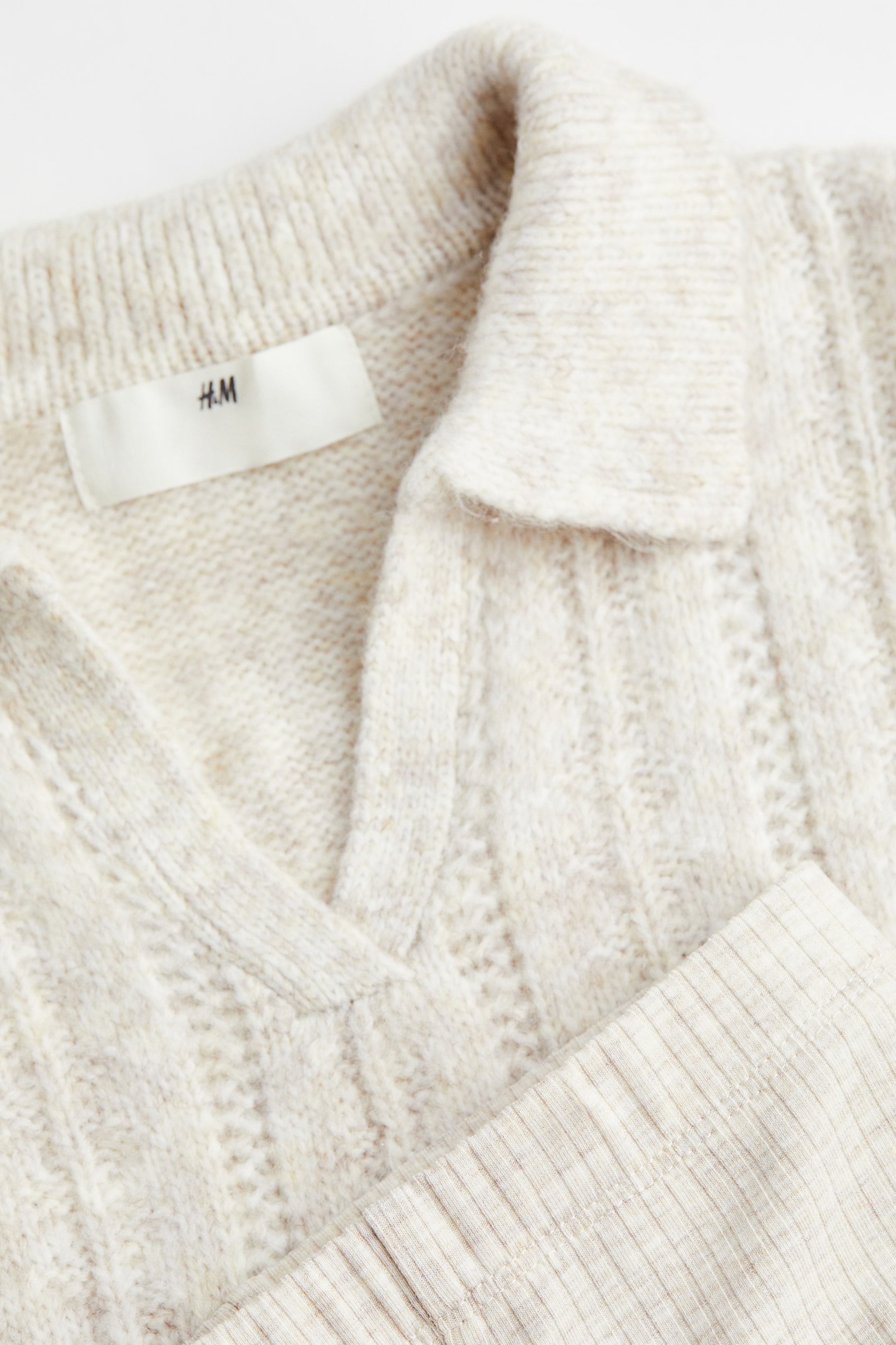Ingrandisci l'immagine: Set 2 pezzi - Bianco naturale - BAMBINO | H&M CH 2