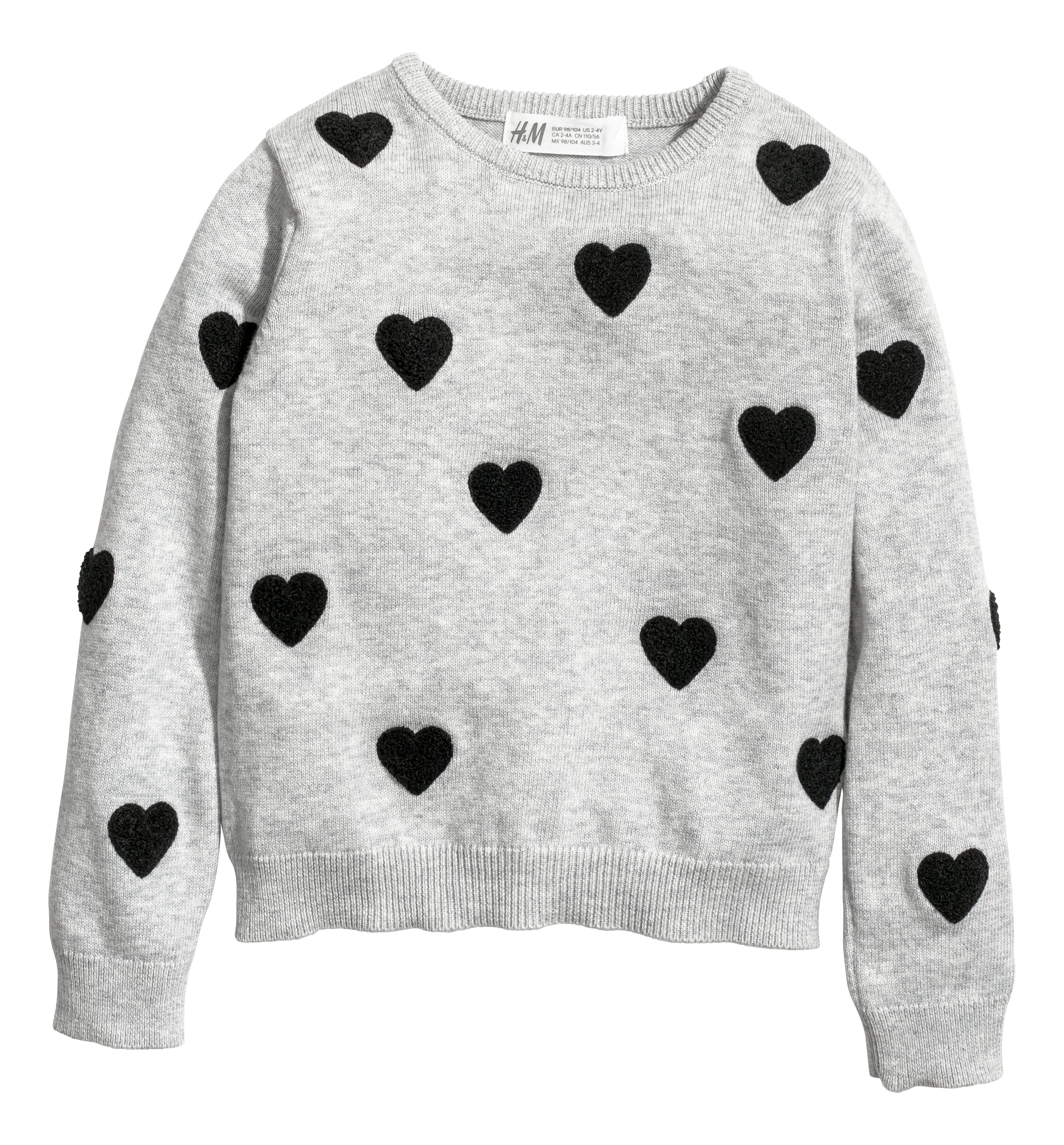 h&m heart top
