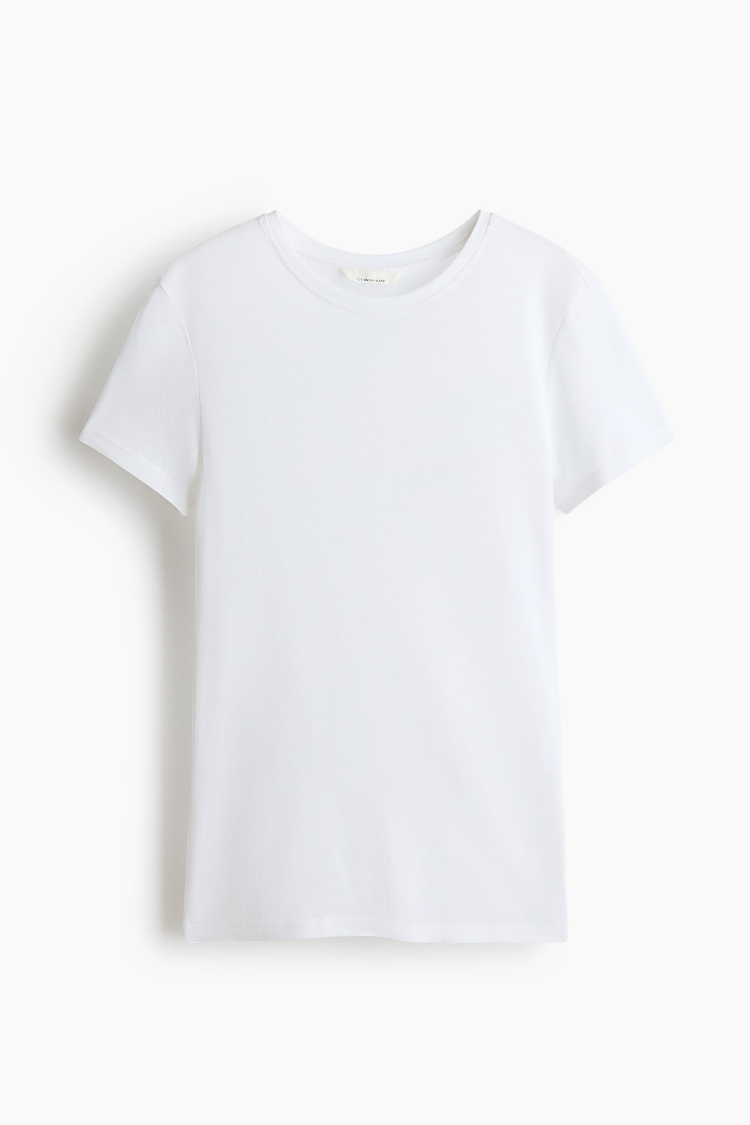 Женская футболка H&M Silk-Blend, цвет: Белый — фото 1