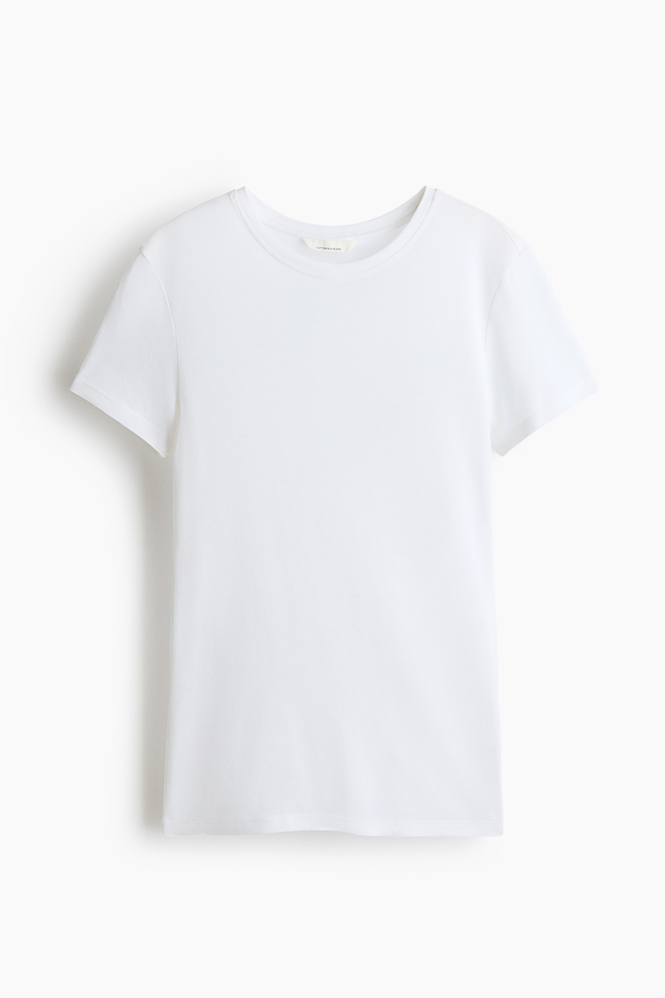 T-shirt en soie mélangée