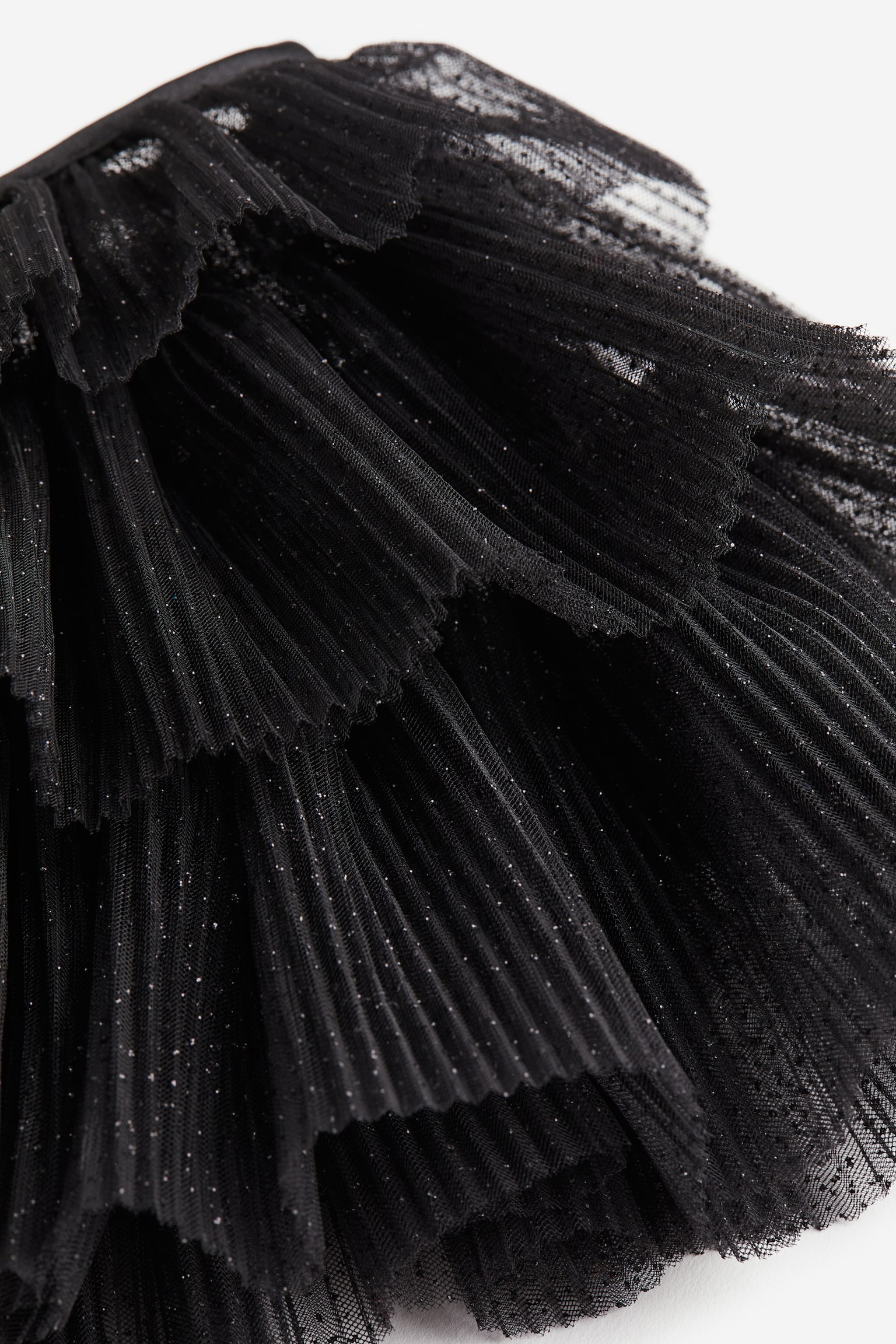 Tiered tulle cape - Black/Stars - 2