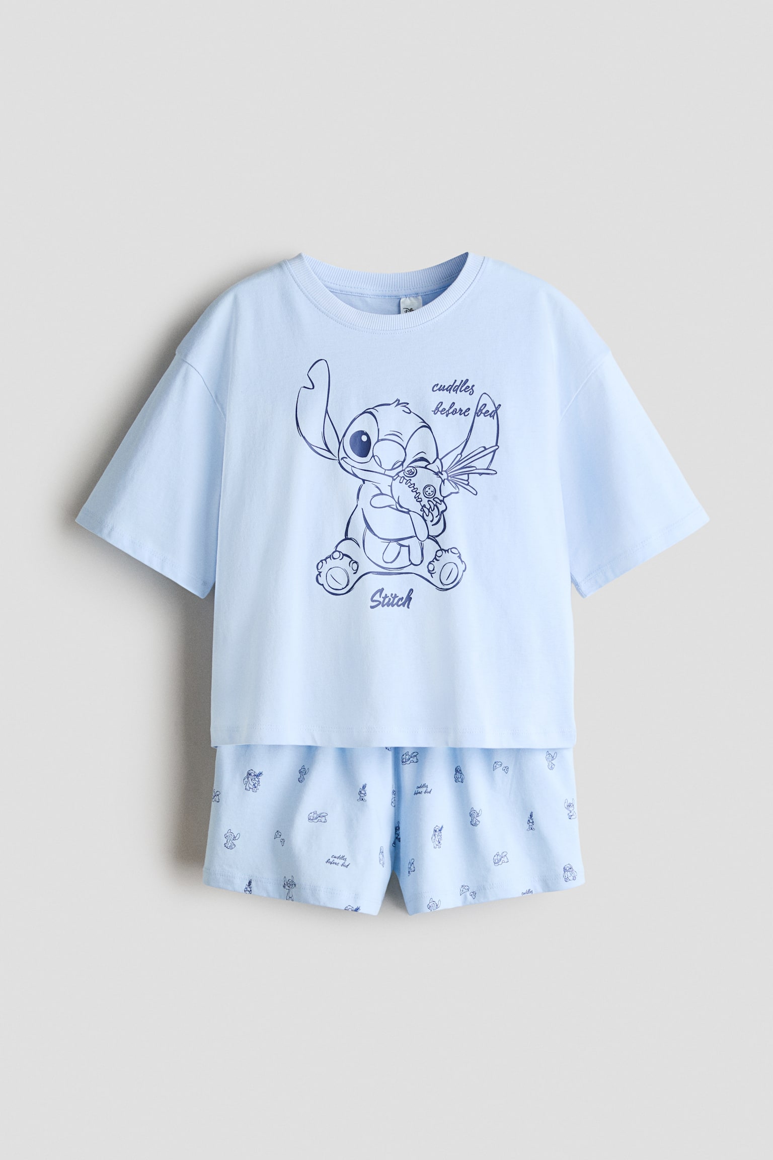 Printed cotton pyjamas - Light blue/Lilo & Stitch/Light pink/Capybara/Light pink/KPop Demon Hunters