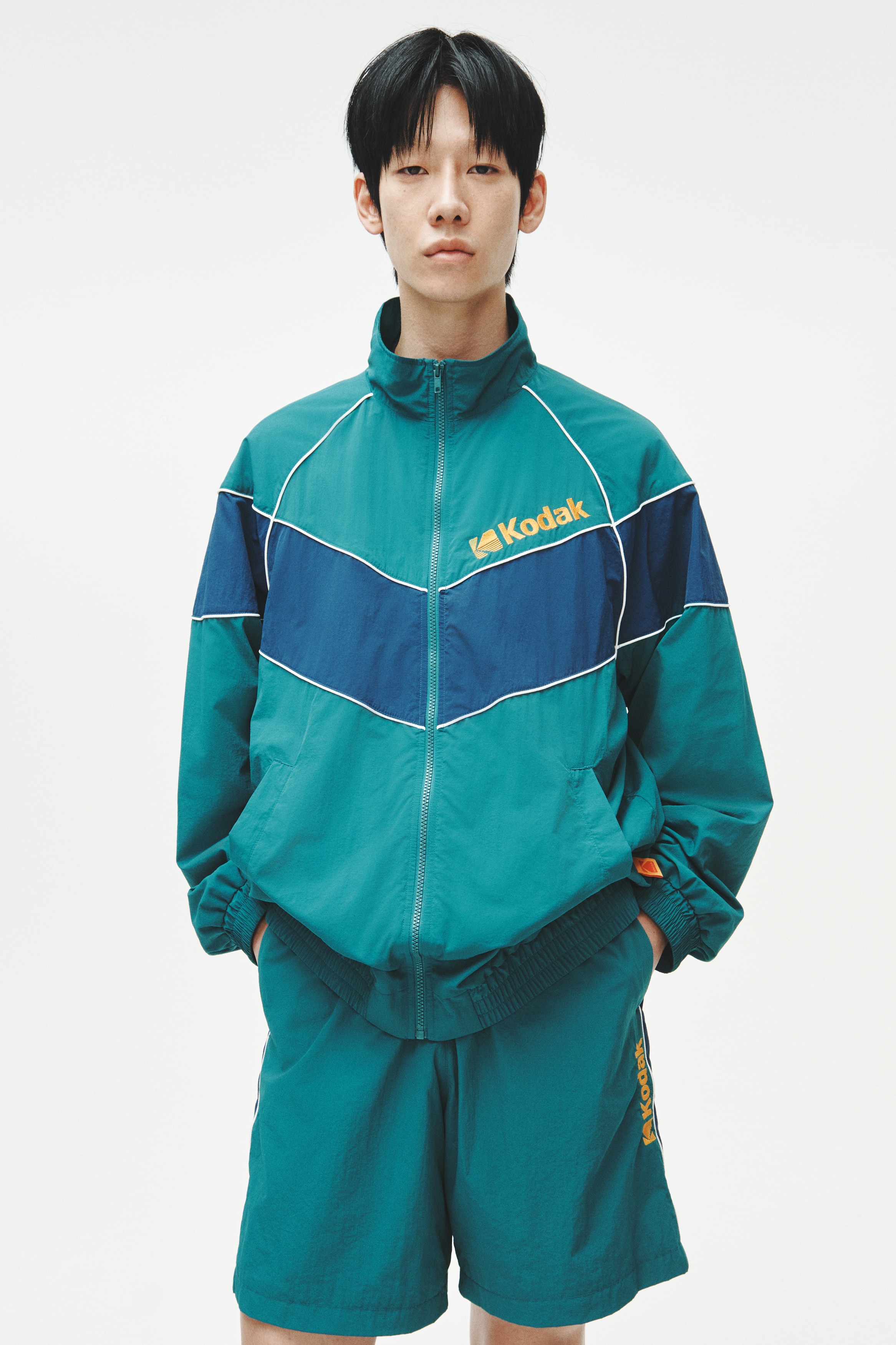 Color-Block Track Jacket