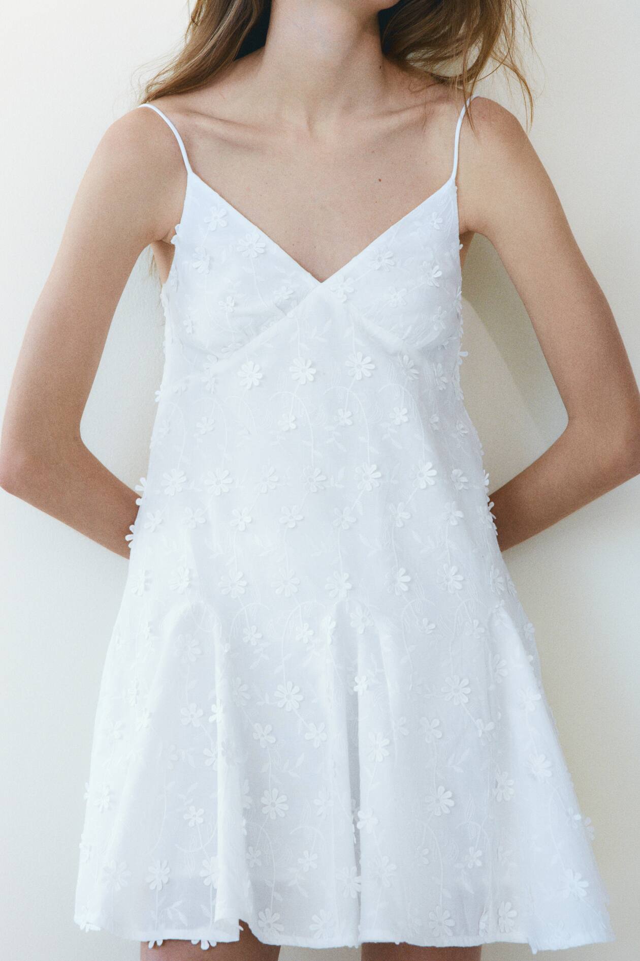 Appliqued Cotton Dress - image 2