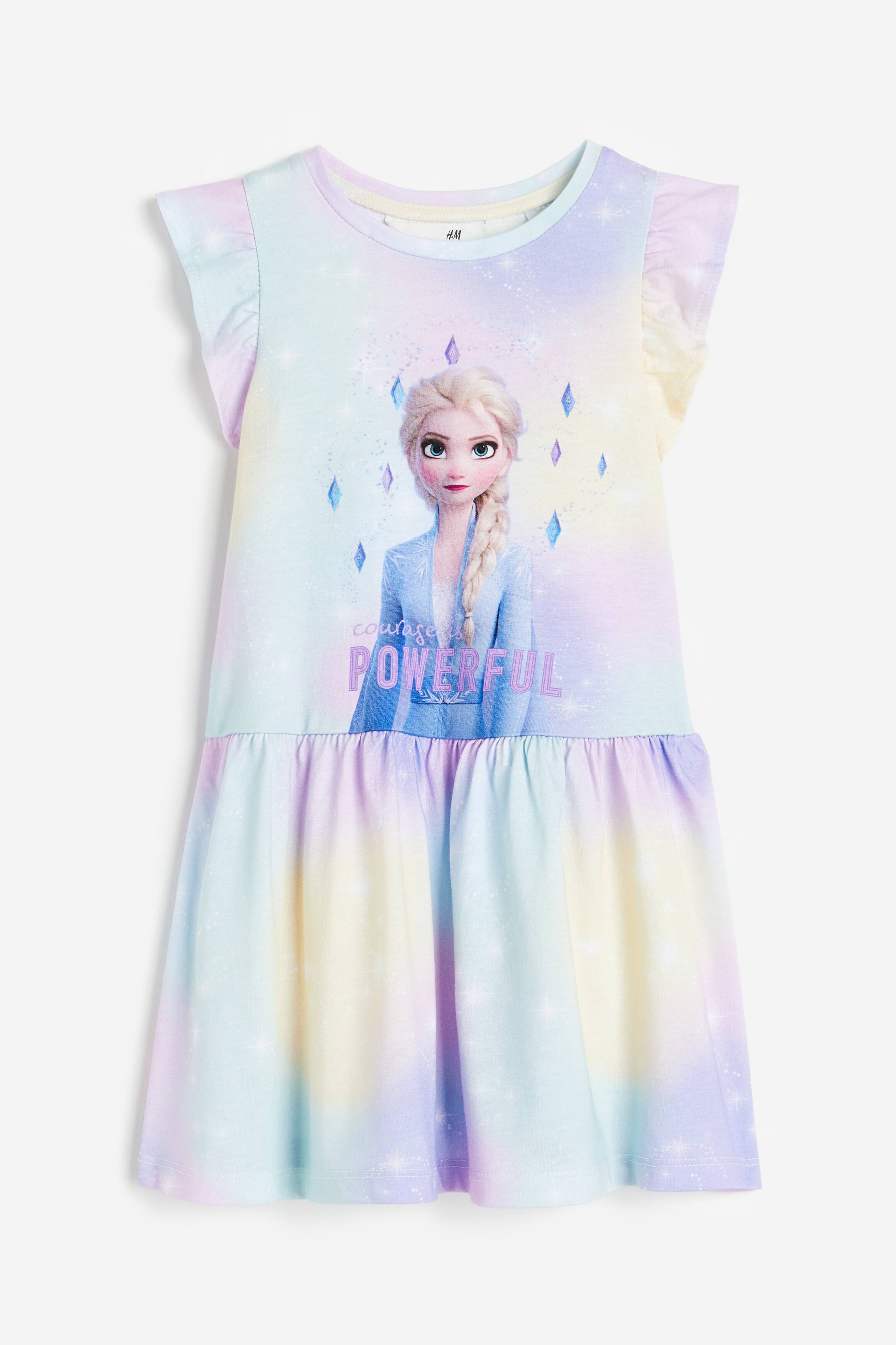 white christmas dresses Disney Frozen Elsa Sequin Dress – Girls Blue Cotton Party Dress main image 1