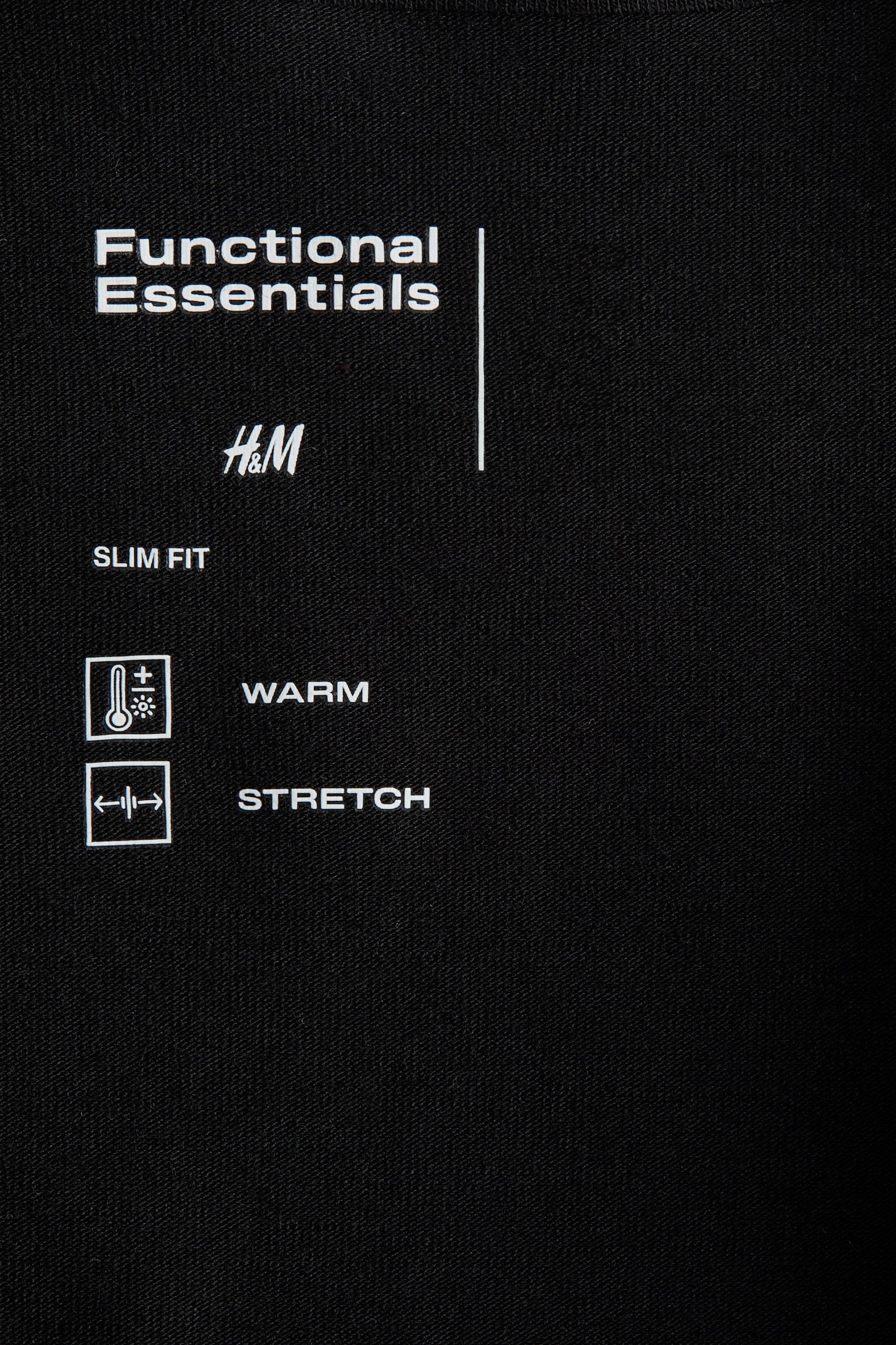 Warming Long-sleeved top - Black/White/Dark brown - 5