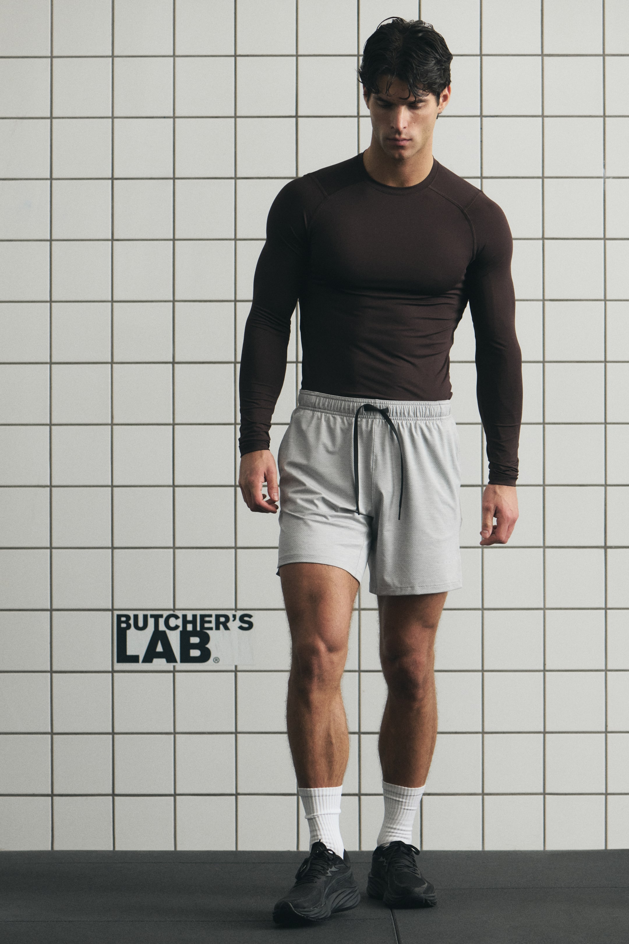 이미지 확대 보기: 스포츠 쇼츠 DryMove™ - 라이트 그레이 멜란지 - Men | H&M KR 3