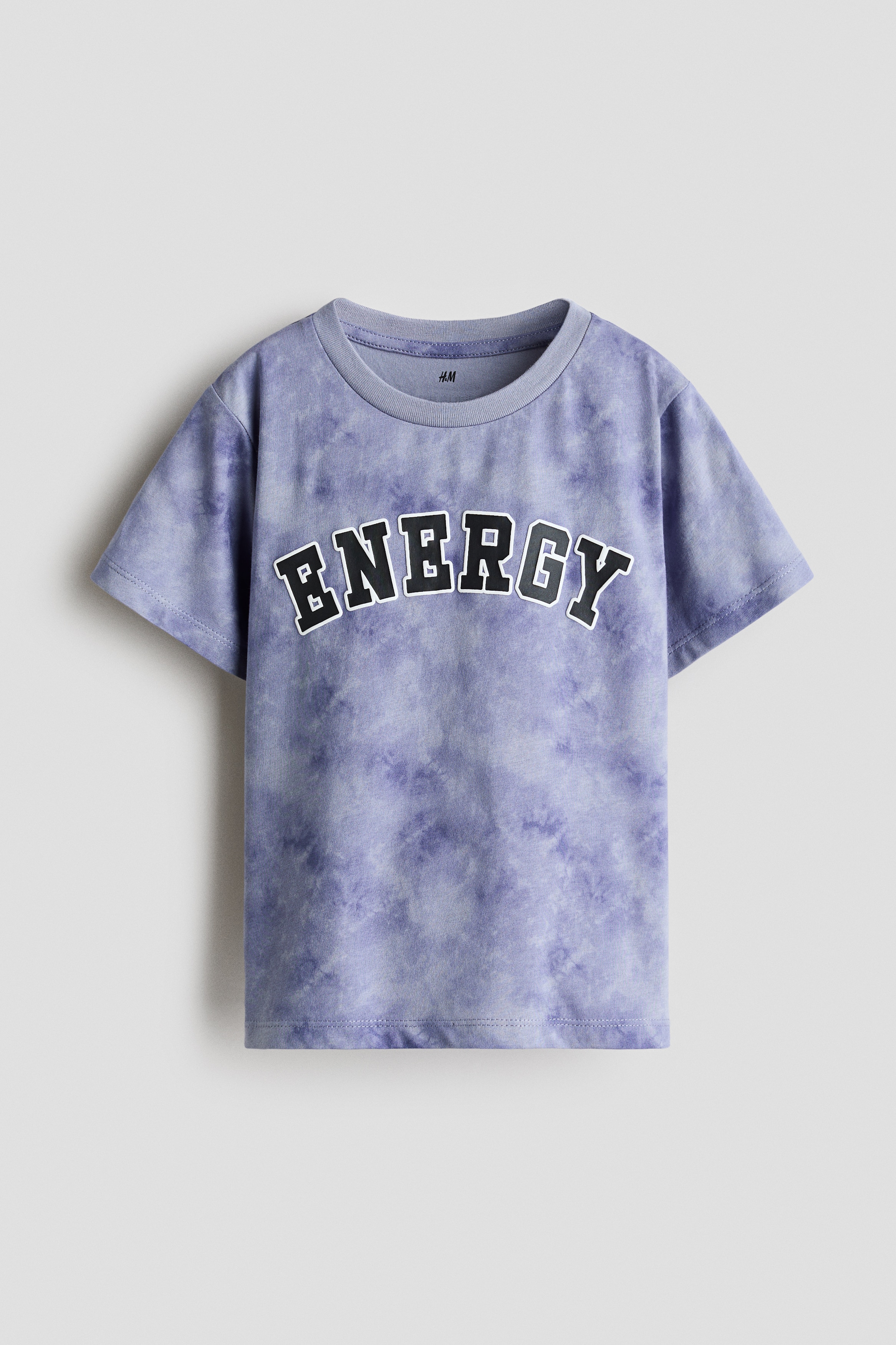 ルーズフィット プリントコットンTシャツ - ダスティライラック／Energy/ブラック／ビークル/グレーメランジ／ビークル