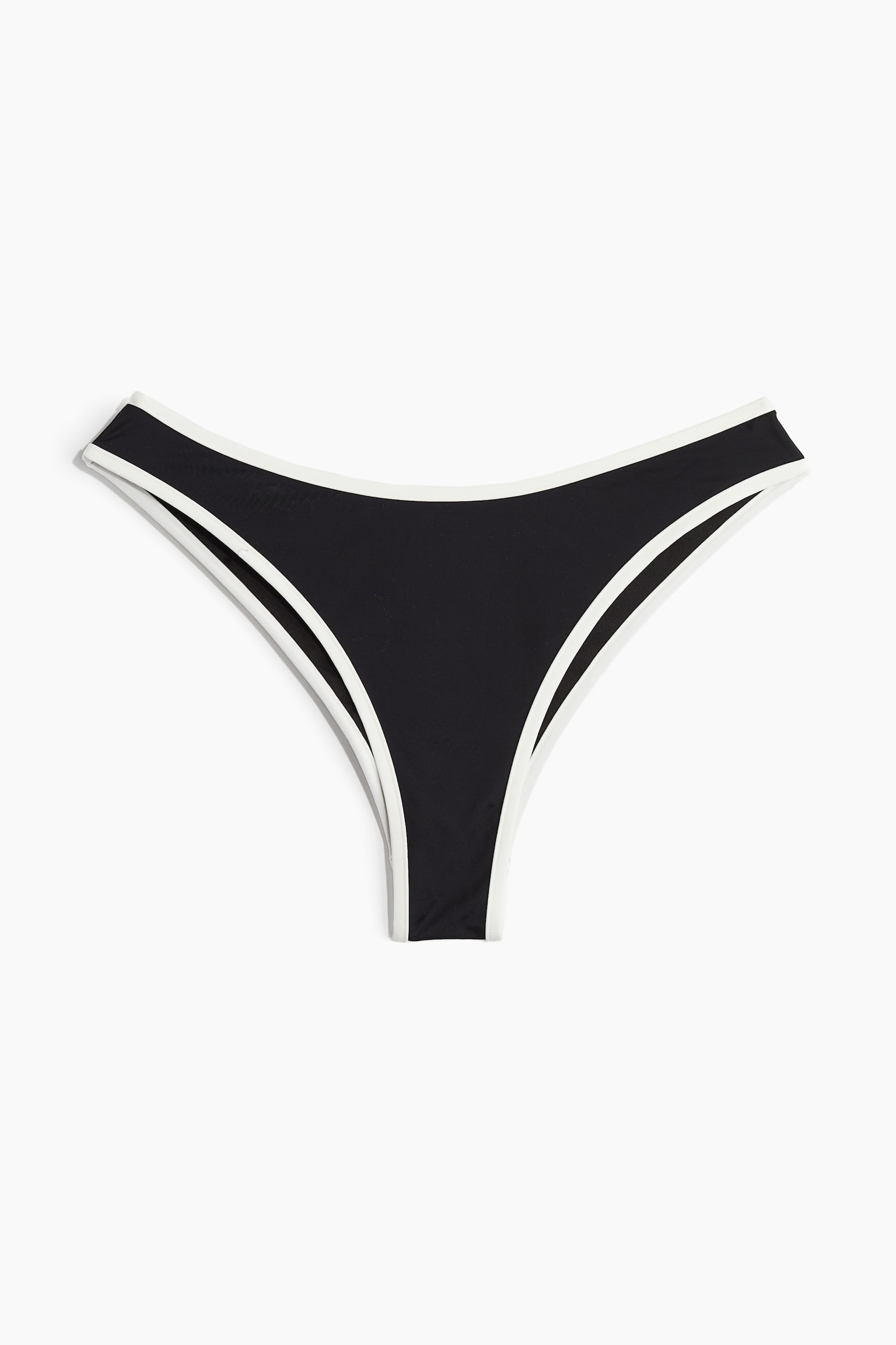 Brazilian bikini bottoms - Black/White/White/Black/Mint green - 2