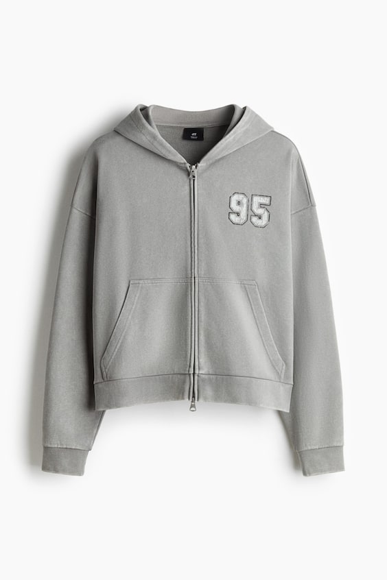 Мужские куртки H&M Oversized-Fit Boxy Hooded Jacket