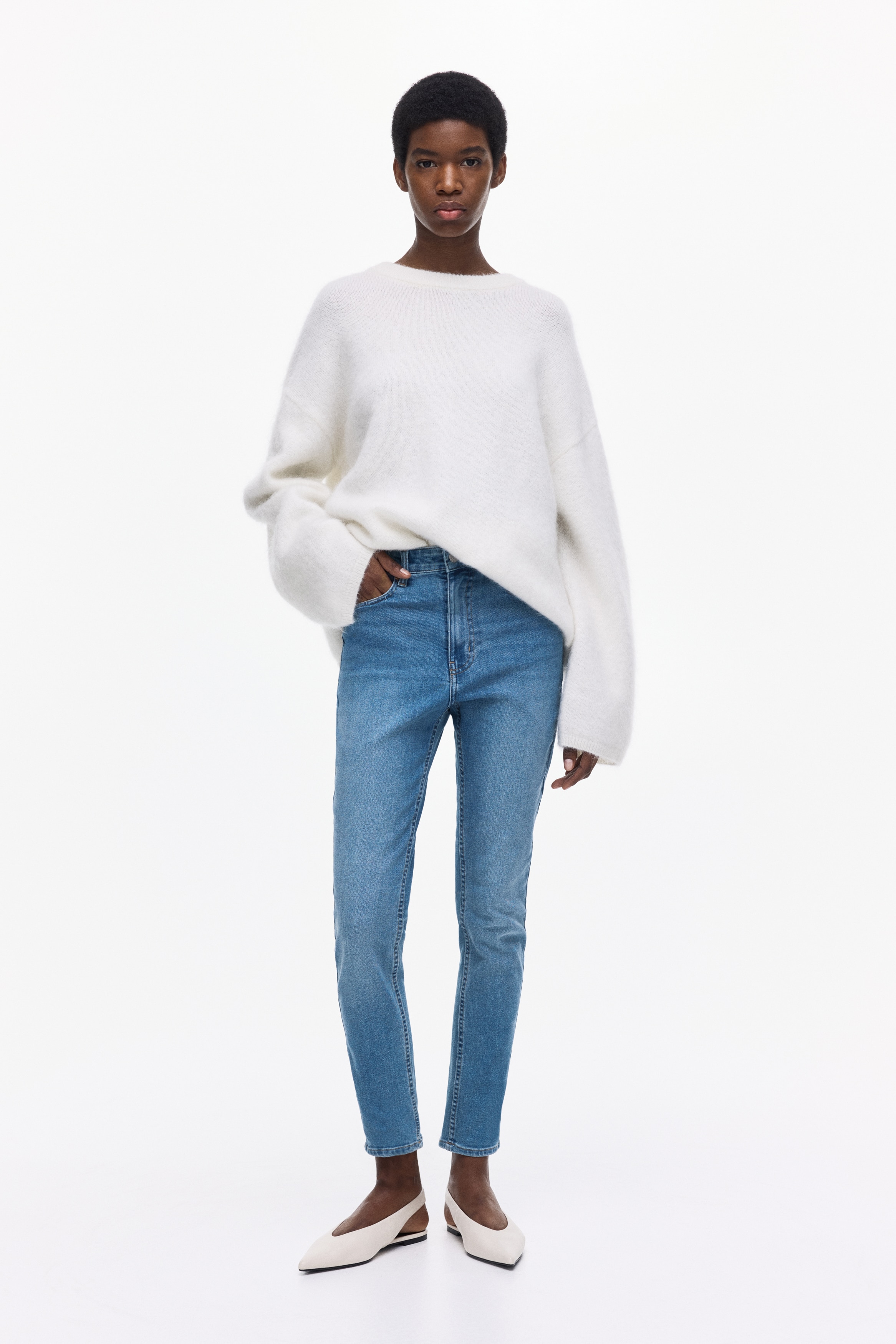 Skinny High Jeans - Light denim blue/Denim black/Denim blue/White/Dark denim blue/Black/Denim blue/Light denim blue/Light denim blue/Light denim blue/Dark denim blue/Denim blue/Black/Black/Washed out
