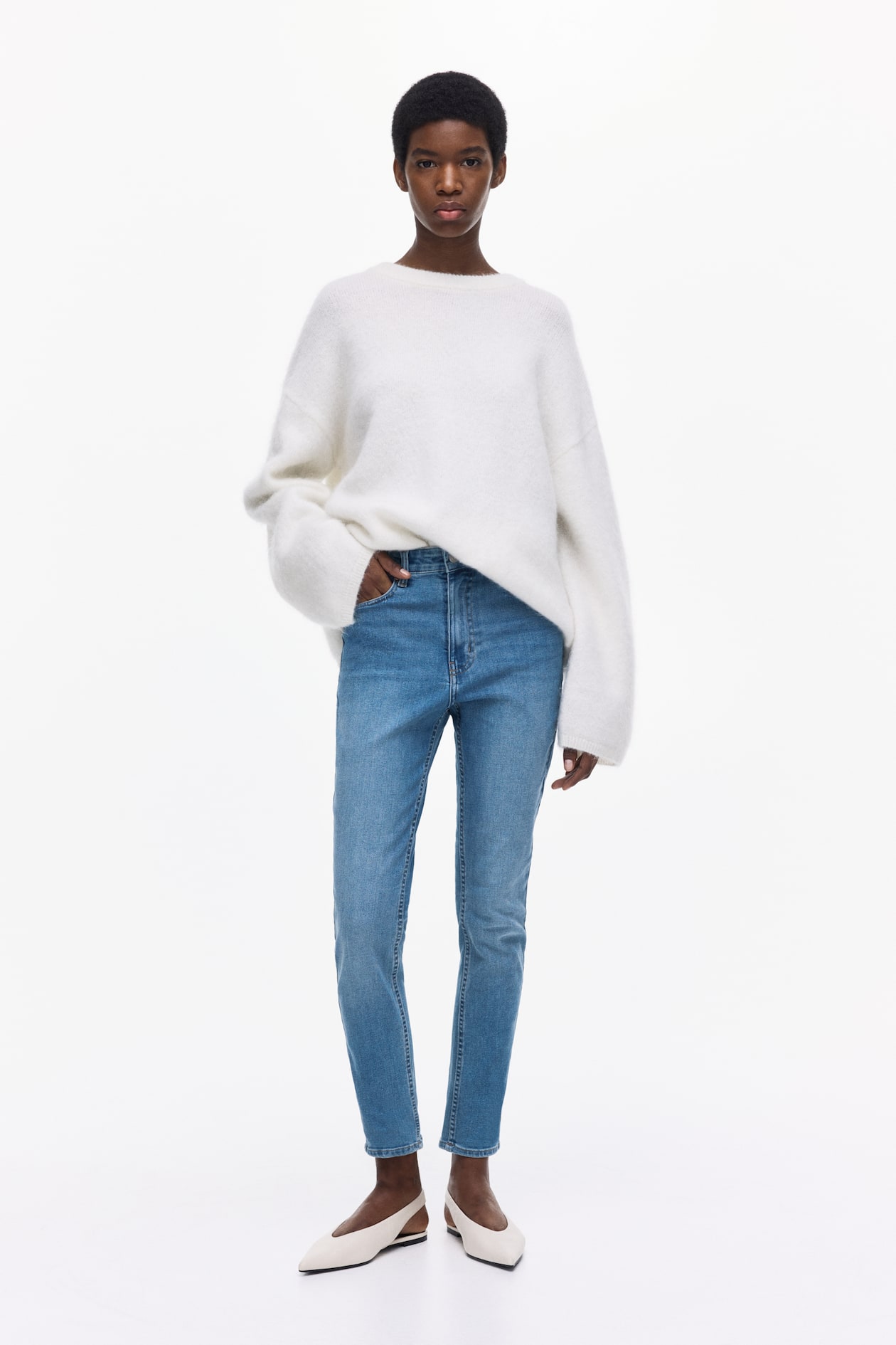 High Rise Skinny Leg Jeans