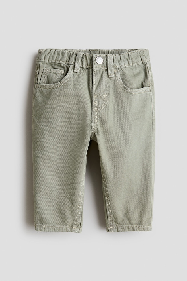 Cotton jeans - Light khaki green/Denim blue/Light beige/Light denim blue/Denim blue/Dark denim blue/Dark grey - 1