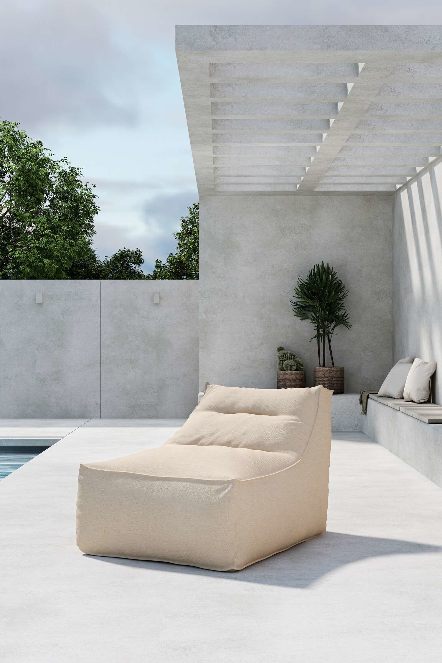 Redang Sækkestol - Olefin, Beige