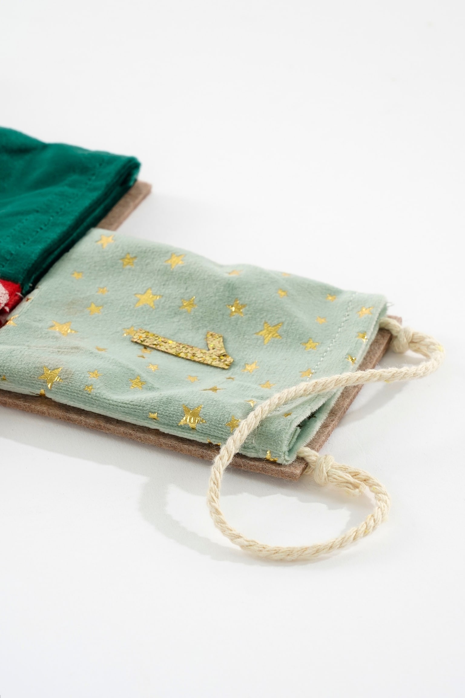 Adventskalender Aus Filz - Rot, Grün/Rot, Grün - 4