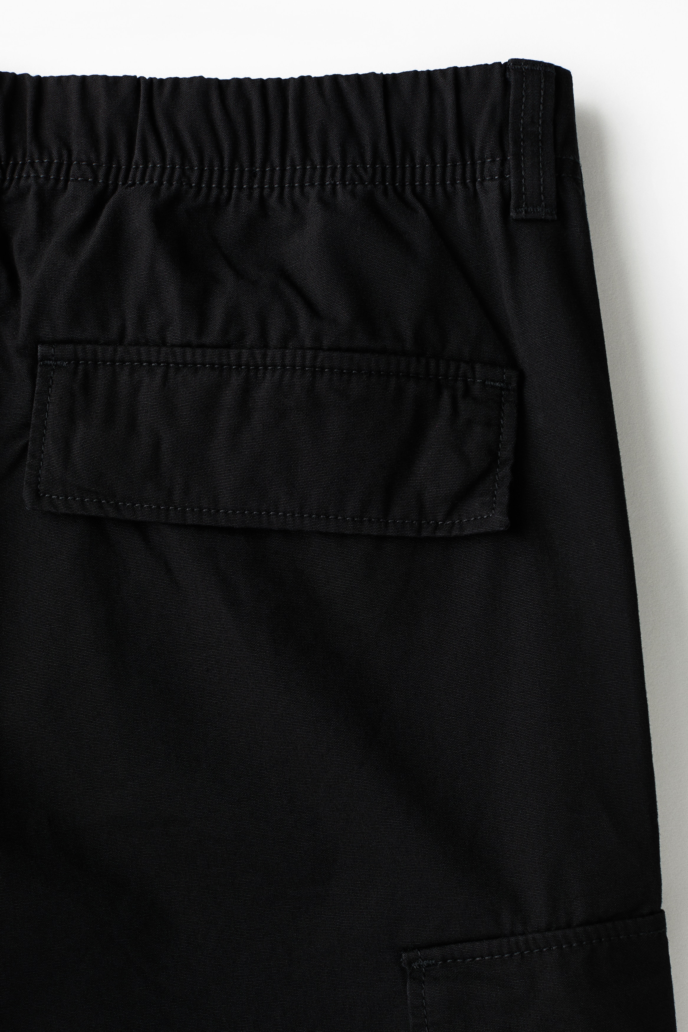 Relaxed Fit Cotton cargo trousers