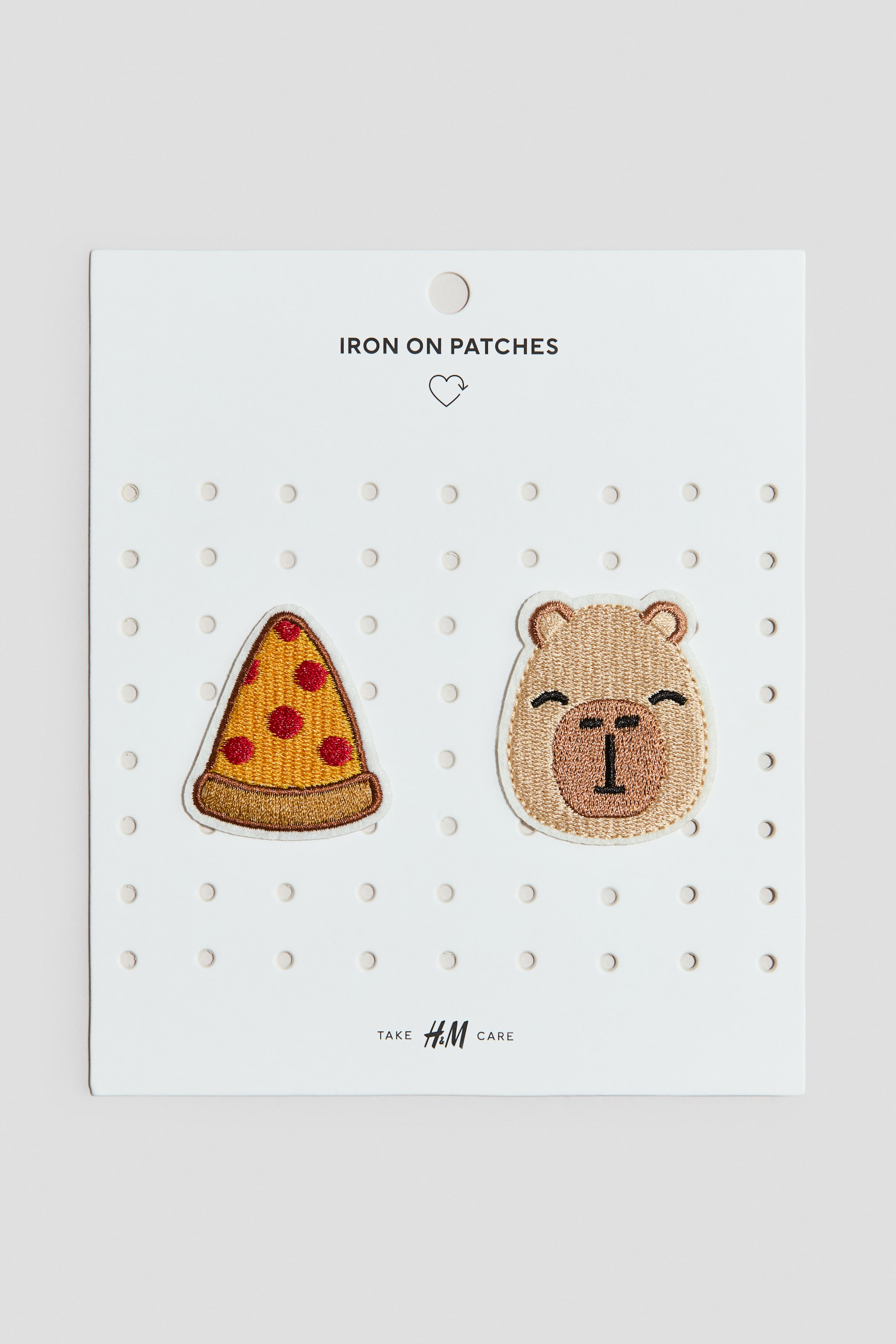 View larger image: 2-pack repair patches - Beige/Capybara - Kids | H&M 1