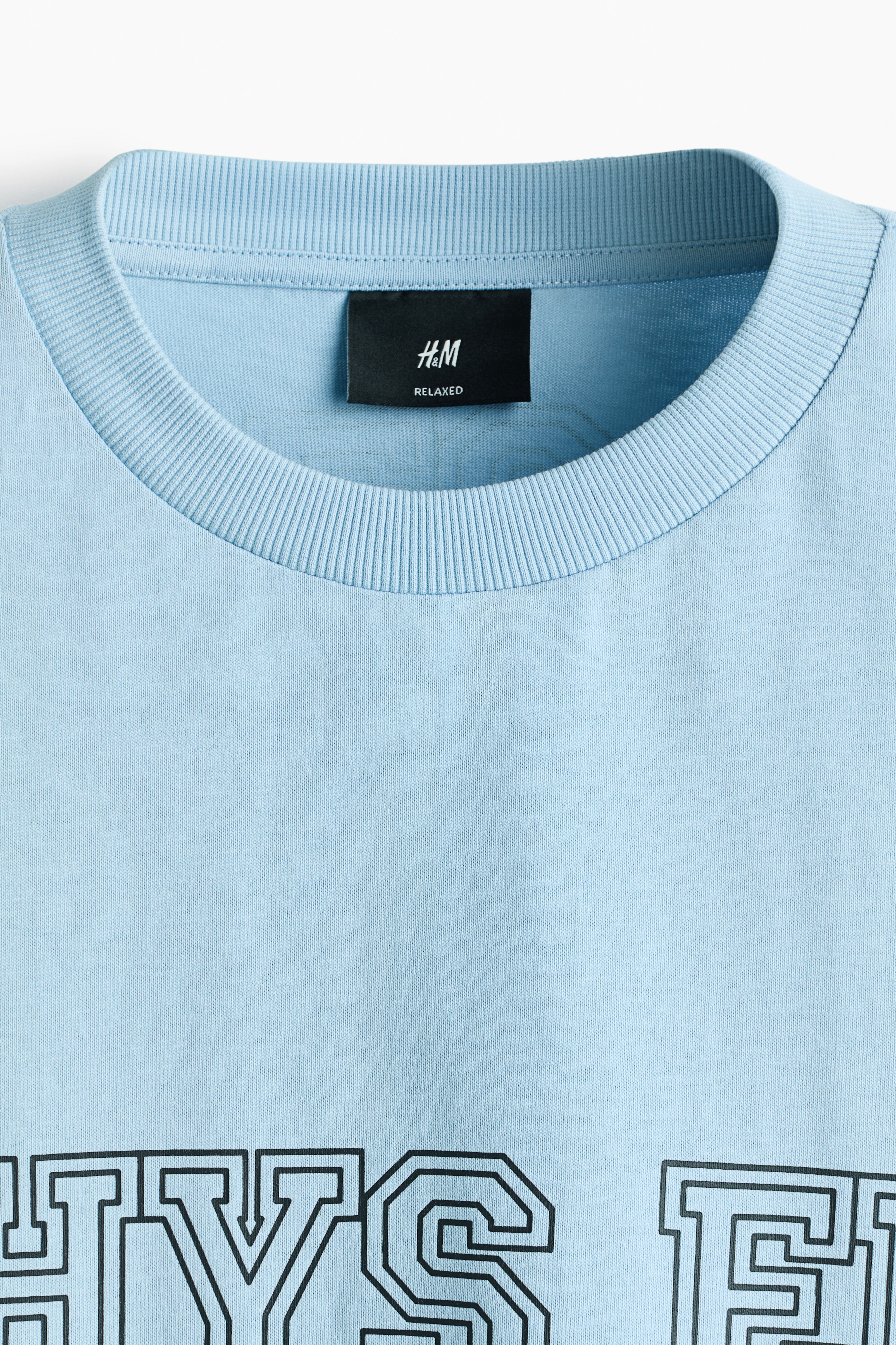 T-shirt imprimé décontracté en coton