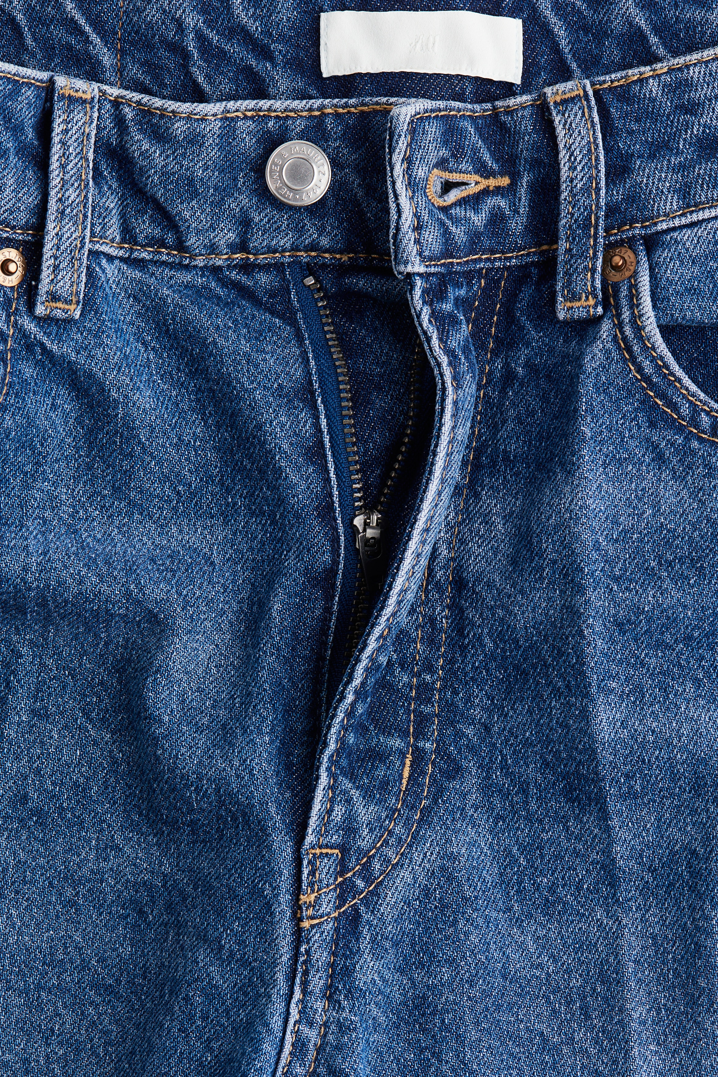 Wide High Ankle Jeans
