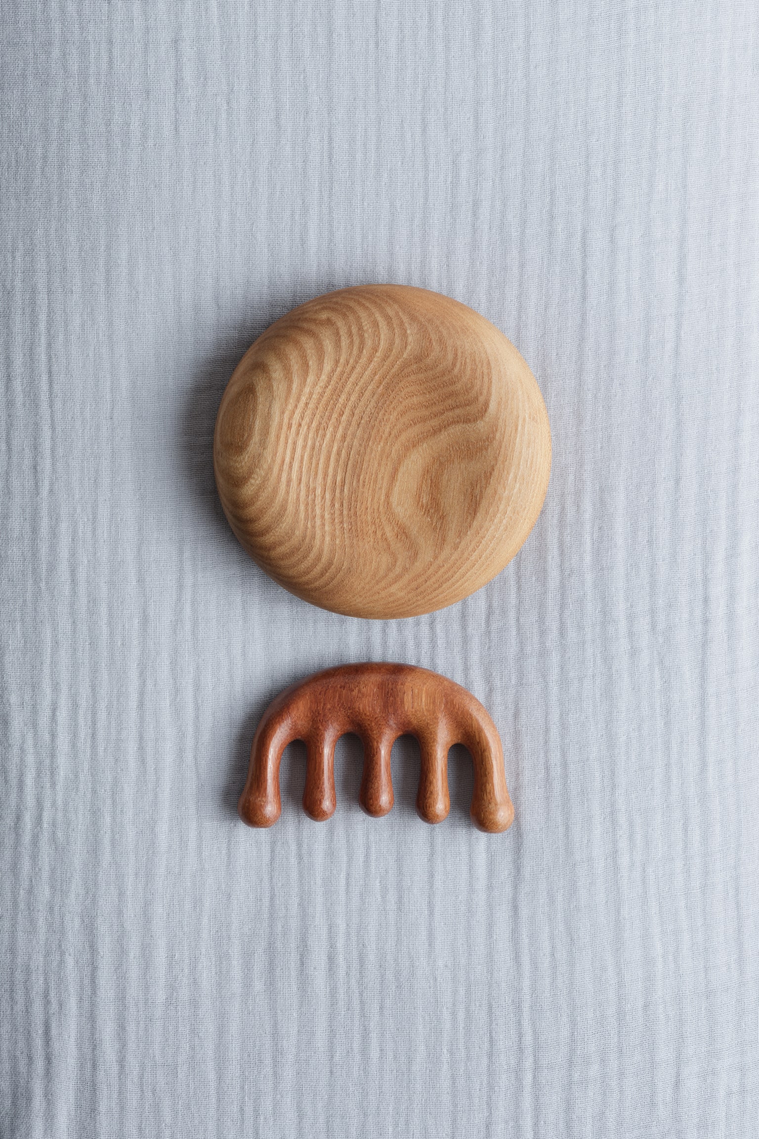 ציפית עשויה מוסלין כותנה - תכלת/בז' כהה/אפור עכבר בהיר/בז' בהיר/ירוק מאובק בהיר - 2