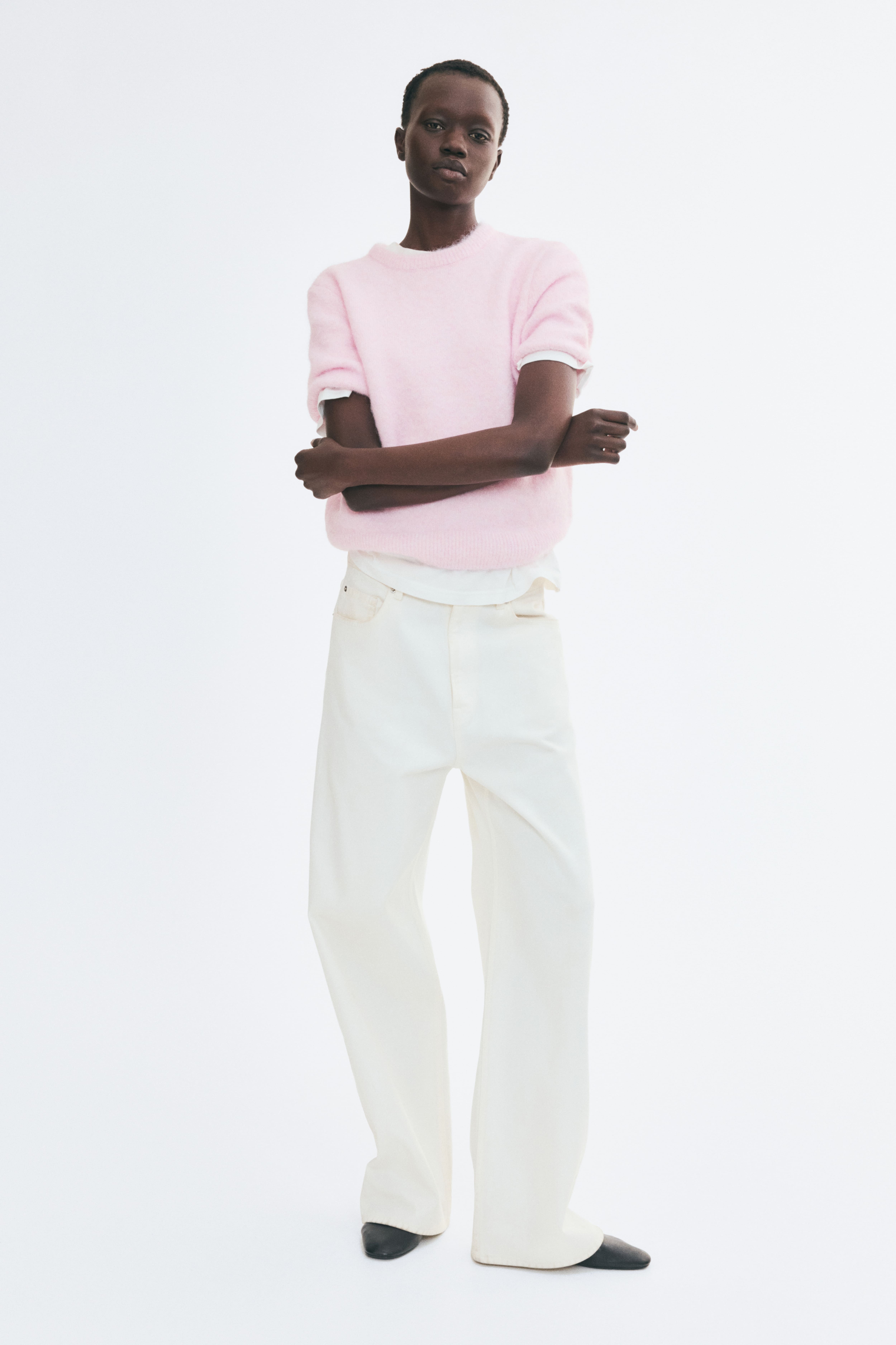 Short-Sleeved Sweater