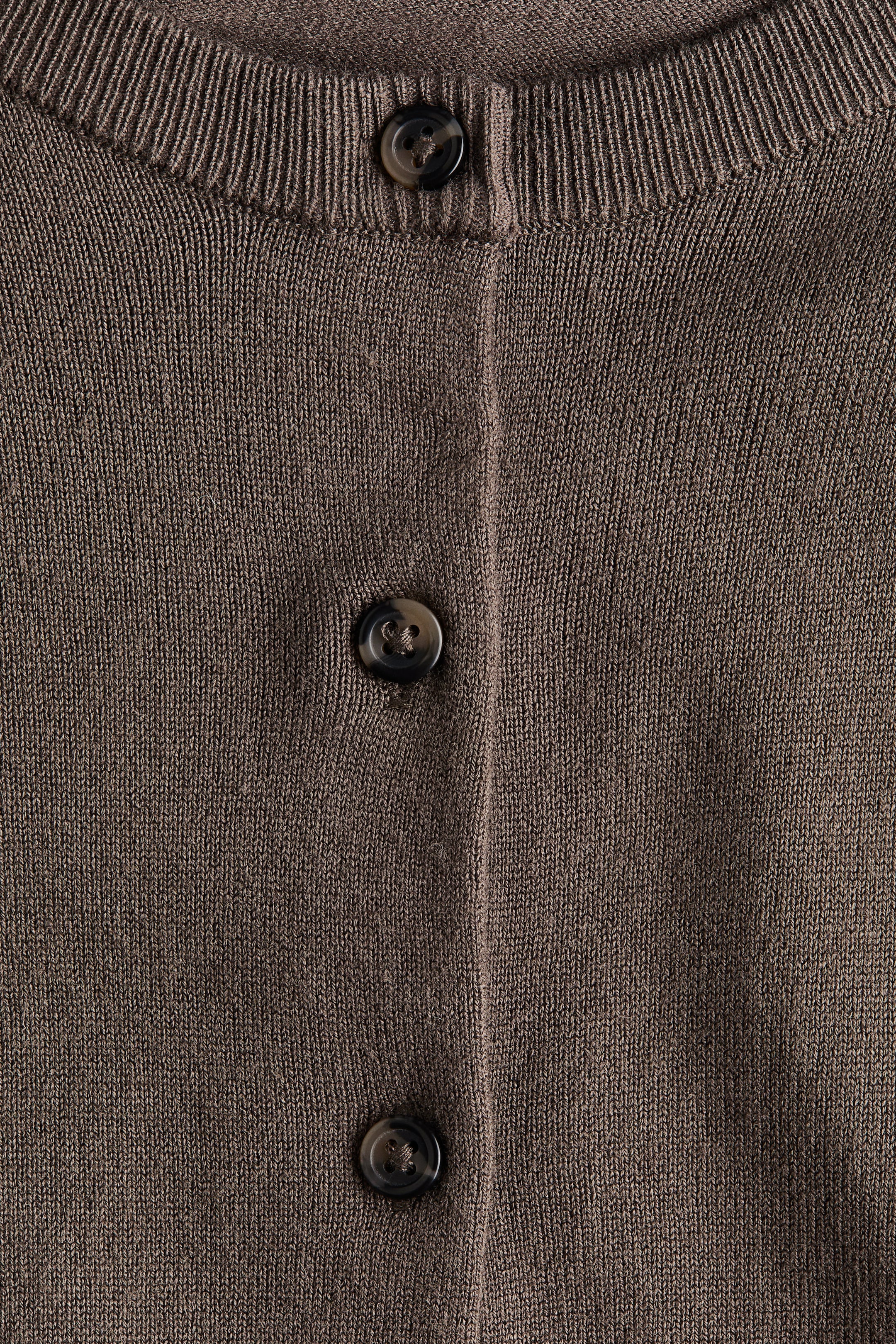 Fine-Knit Cardigan