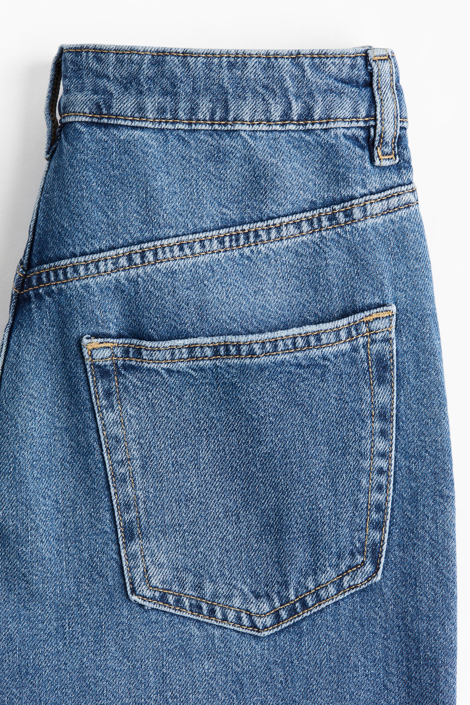 Женские джинсы H&M Wide Ultra High, цвет: Джинсовый синий — фото 2