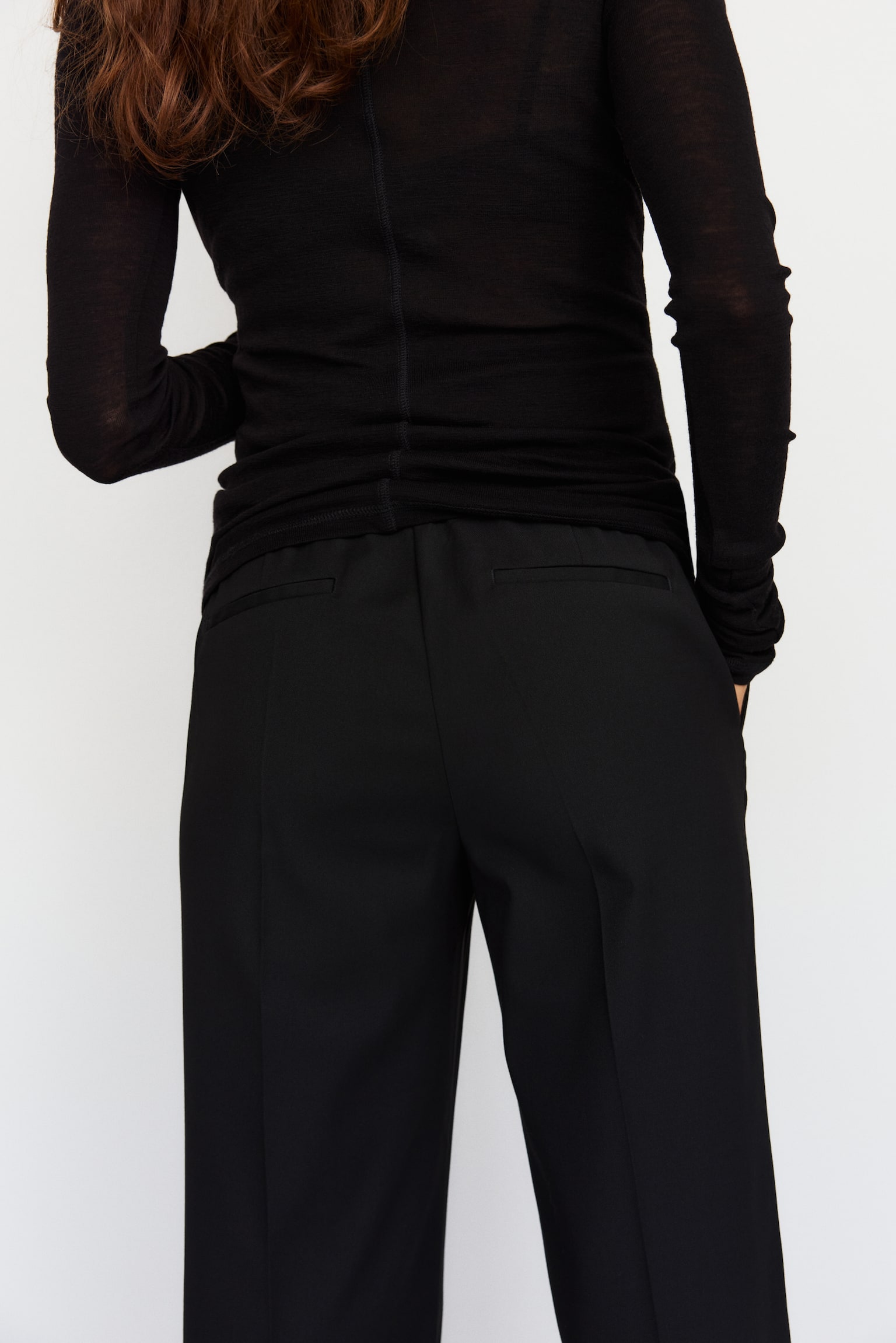 MAMA Tailored trousers - Black - 5