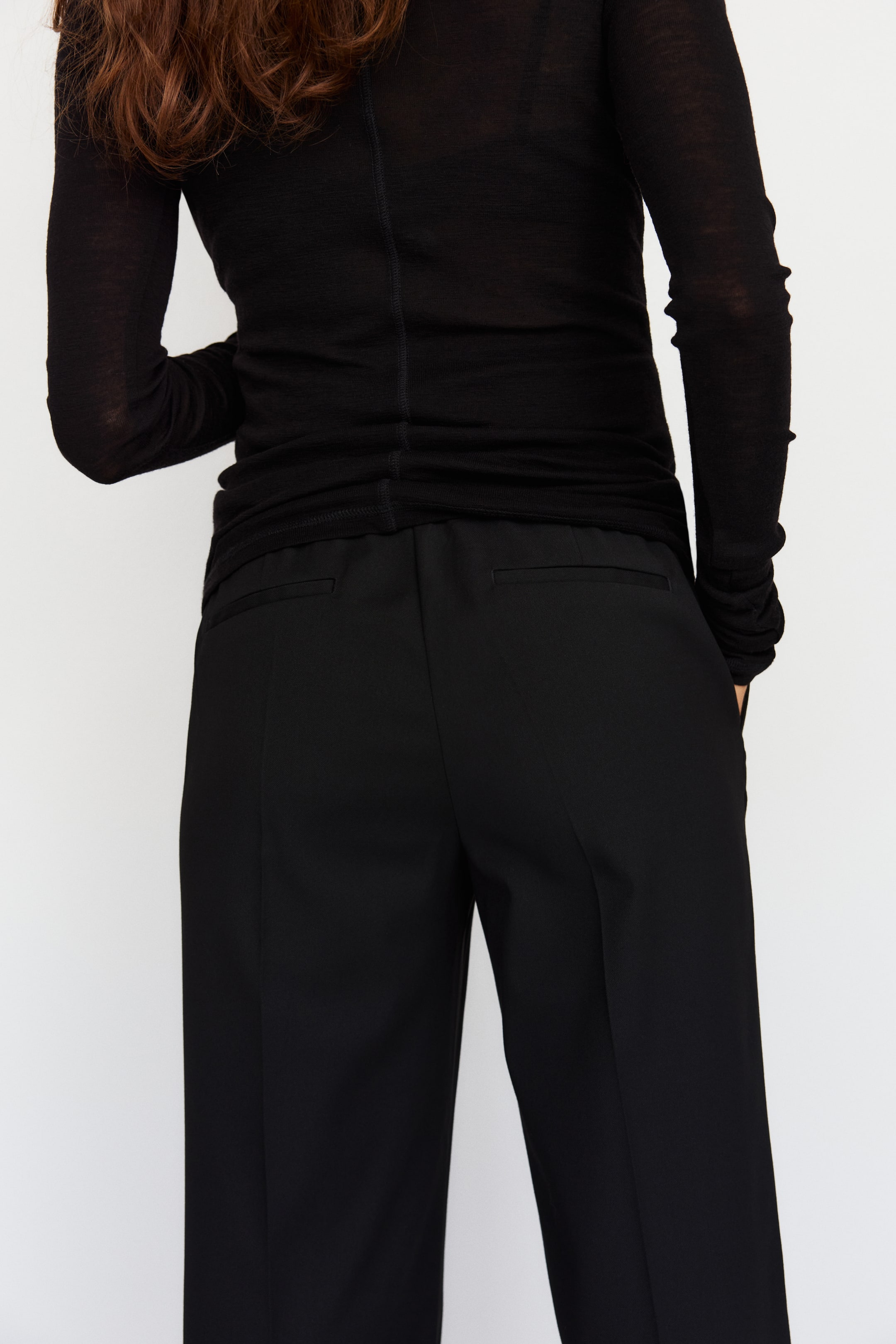 Agrandir l'image: MAMA Pantalon de tailleur - Noir - FEMME | H&M BE 4