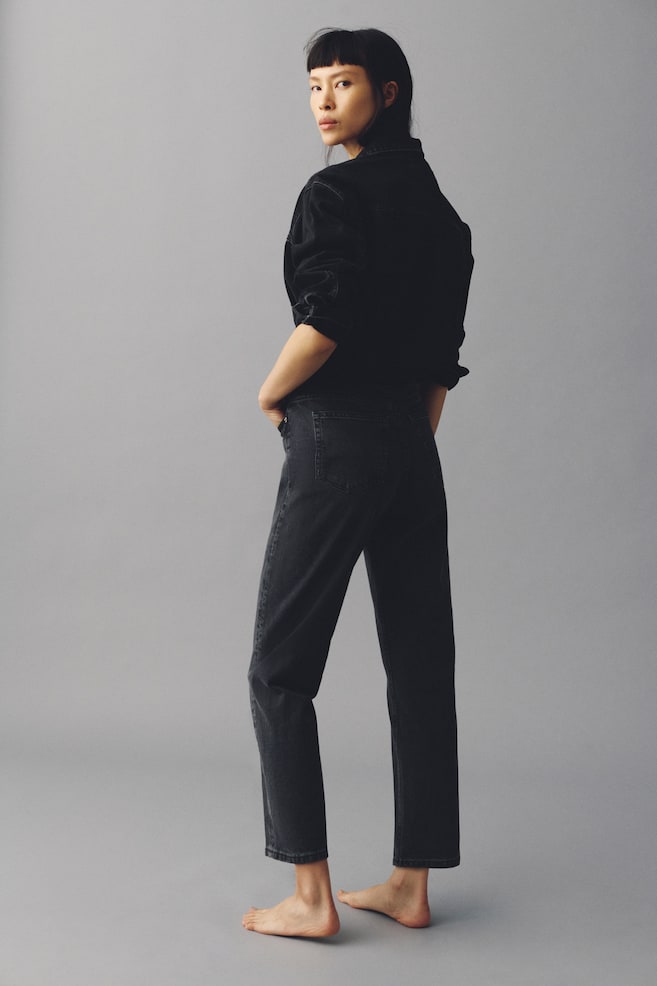 Mom Slim Fit High Waist Ankle Jeans - Gris denim foncé/Bleu denim clair/Bleu denim/Bleu denim/Bleu denim foncé/Blanc/Bleu denim foncé/Beige clair/Bleu denim/Bleu denim/Noir/Bleu denim foncé - 2