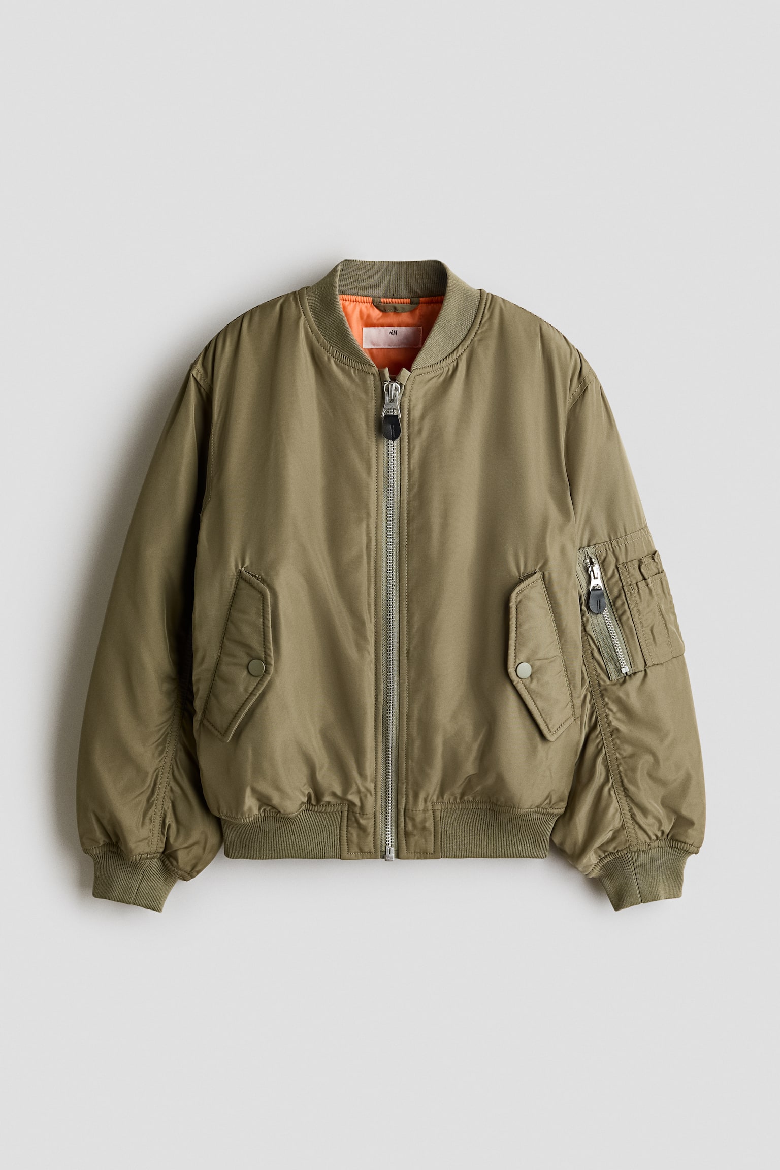 Bomber jacket - Χακί/Μαύρο