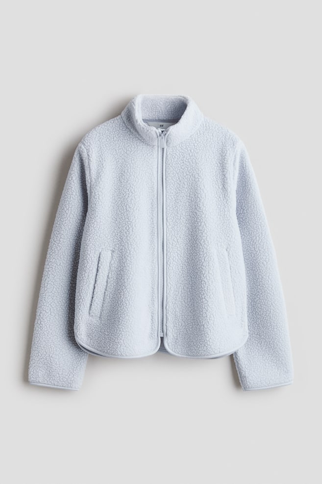Teddy vest - Lichtblauw/Lichtbeige - 1