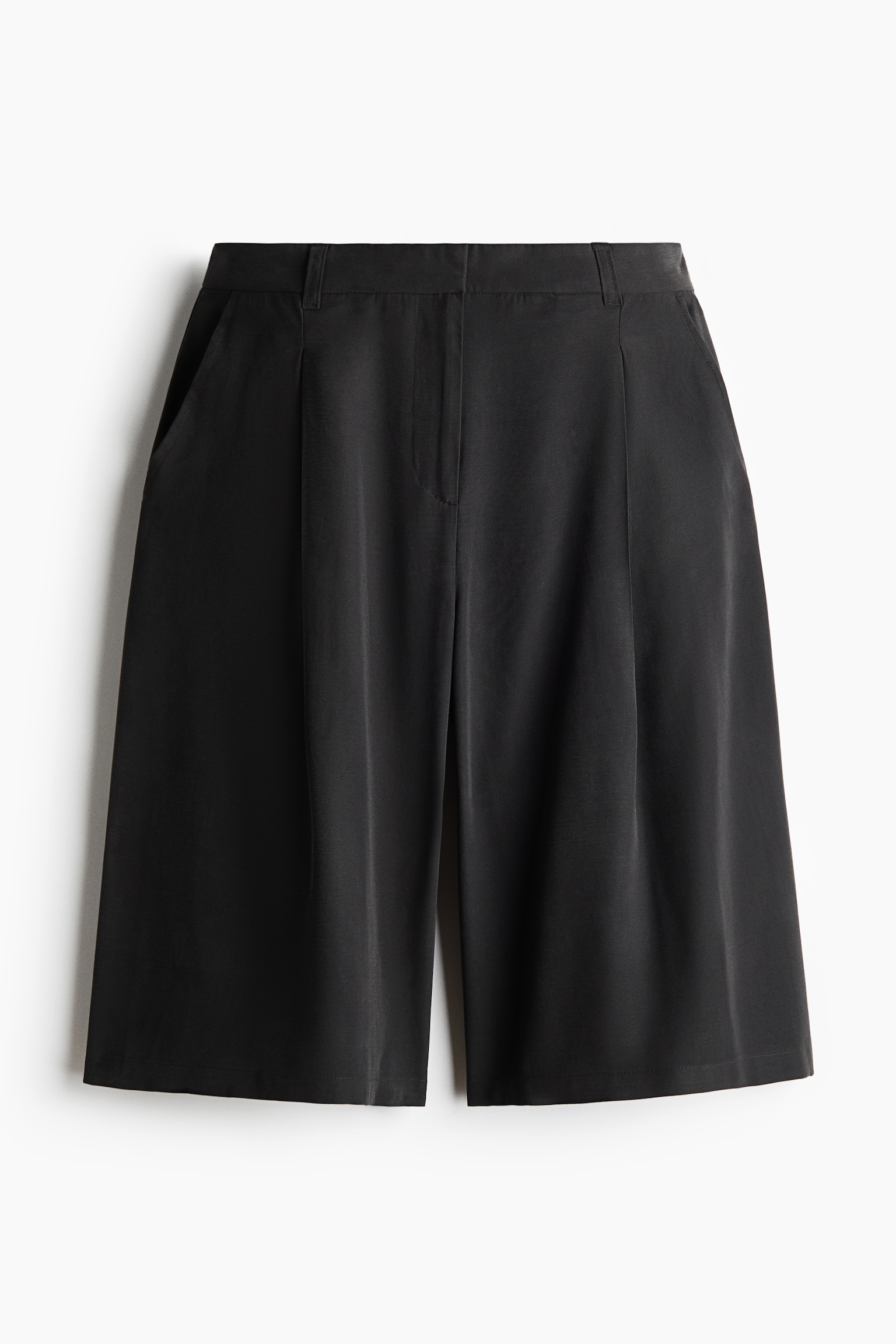 Bermudashorts i twill - Mørkegrå - 1