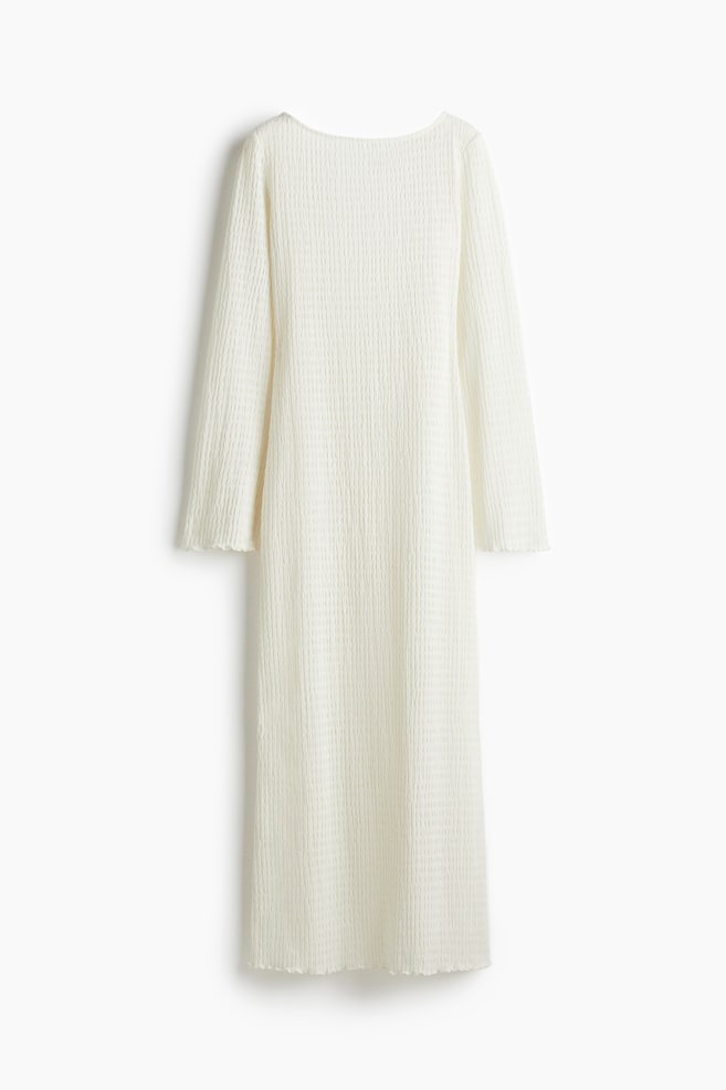 Robe à dos ouvert - Blanc - 1