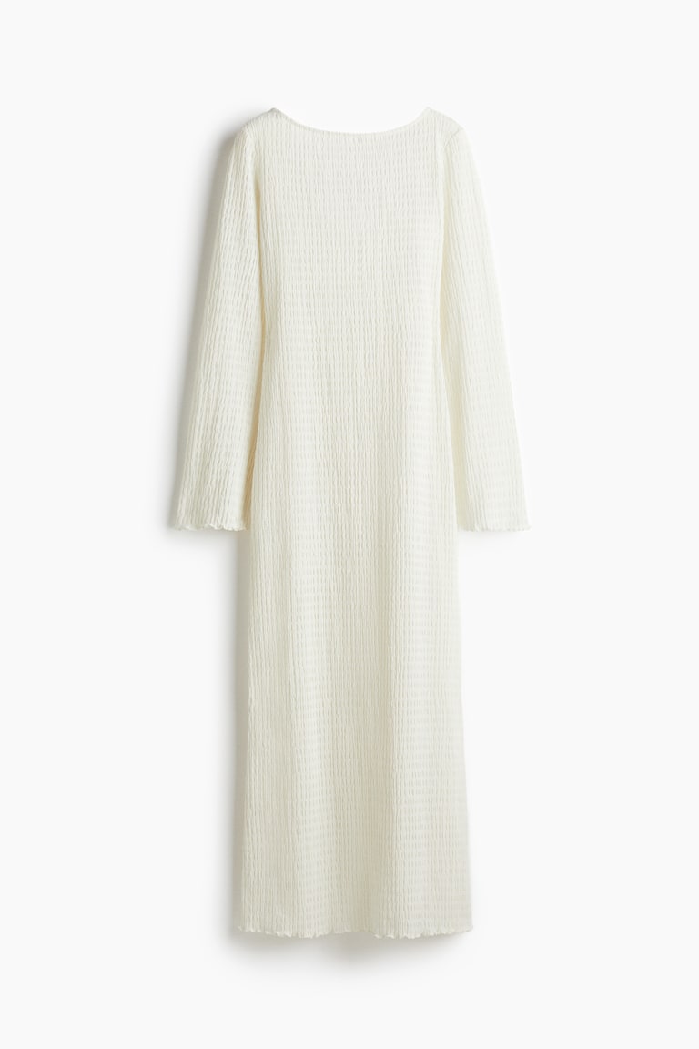 h&m open back dress Women's Black/White Open-back dress