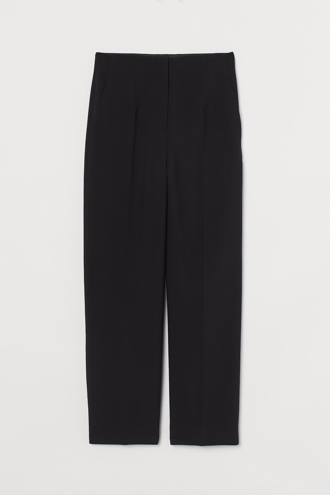 Tailored trousers - High waist - Ankle length - Black - Ladies | H&M GB