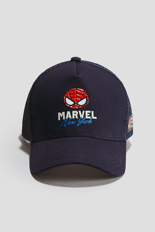 Trucker Cap with Motif - Dark blue/Spider-Man/Dusty green/Minecraft - 1