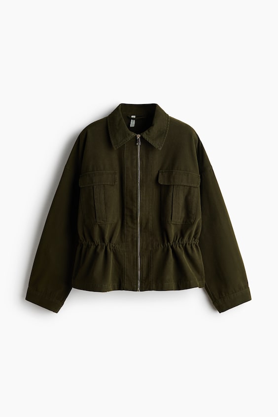 Женские куртки H&M Drawstring-Detail Utility Jacket